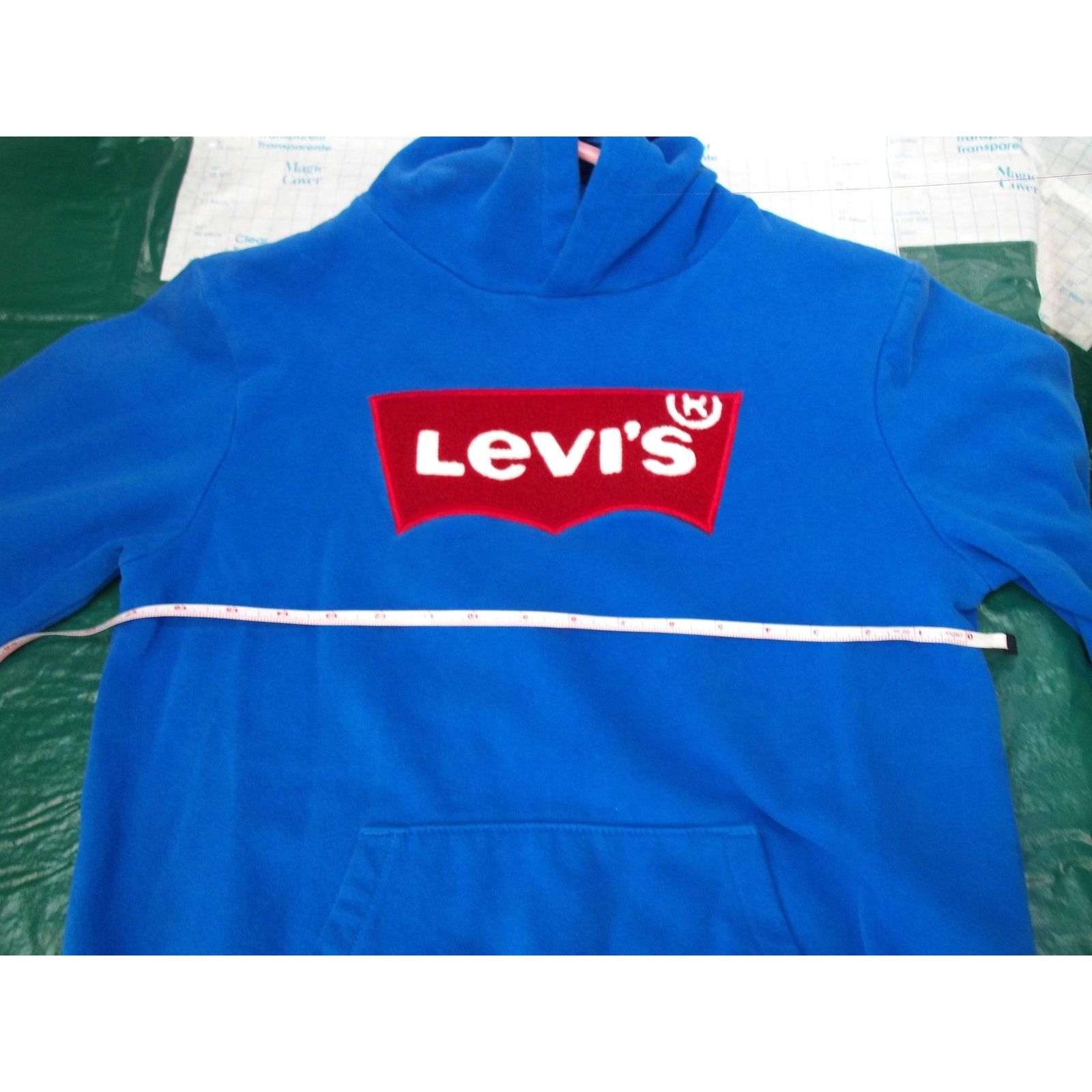 Levi's LEVIS Large Pullover Logo Hoodie Fleece Hooded Sweatshirt Size US L / EU 52-54 / 3 - 4 Thumbnail