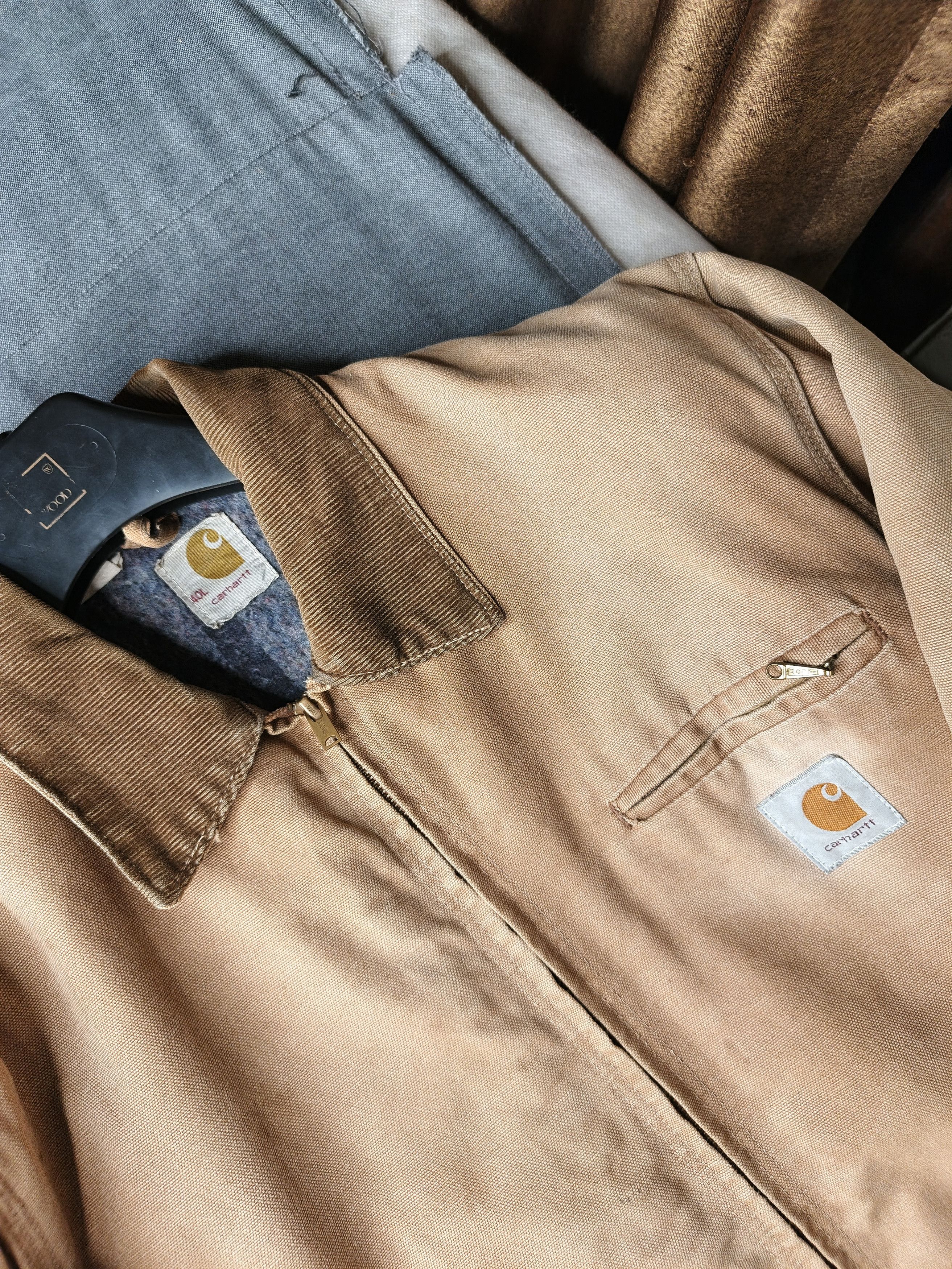 Carhartt Vintage 1970s Carhartt Detroit 6BLJ Scovill & Talon Zippers Size US M / EU 48-50 / 2 - 2 Thumbnail