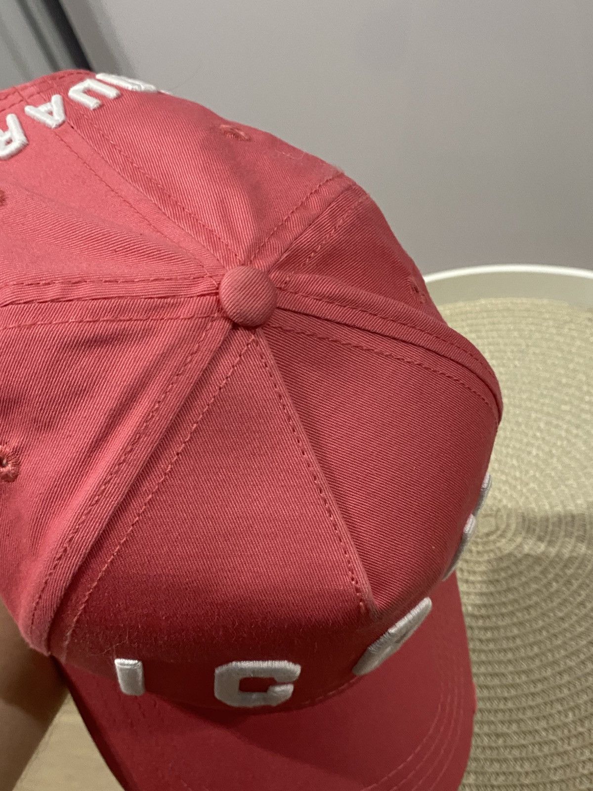 Dsquared2 Dsquared2 ICON pink distressed unisex baseball luxury cap Size ONE SIZE - 9 Thumbnail