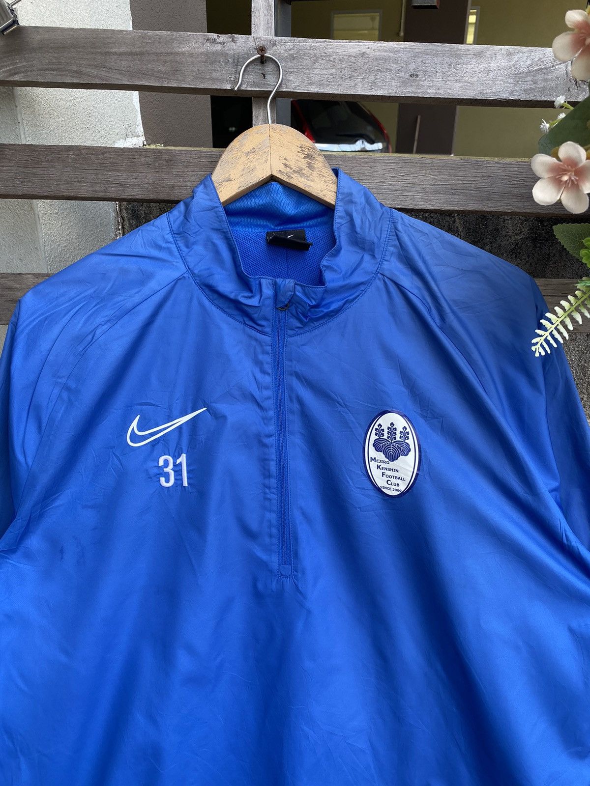 Nike × Vintage Vintage Y2K Nike Halfzipper Windbreaker Size US L / EU 52-54 / 3 - 2 Thumbnail
