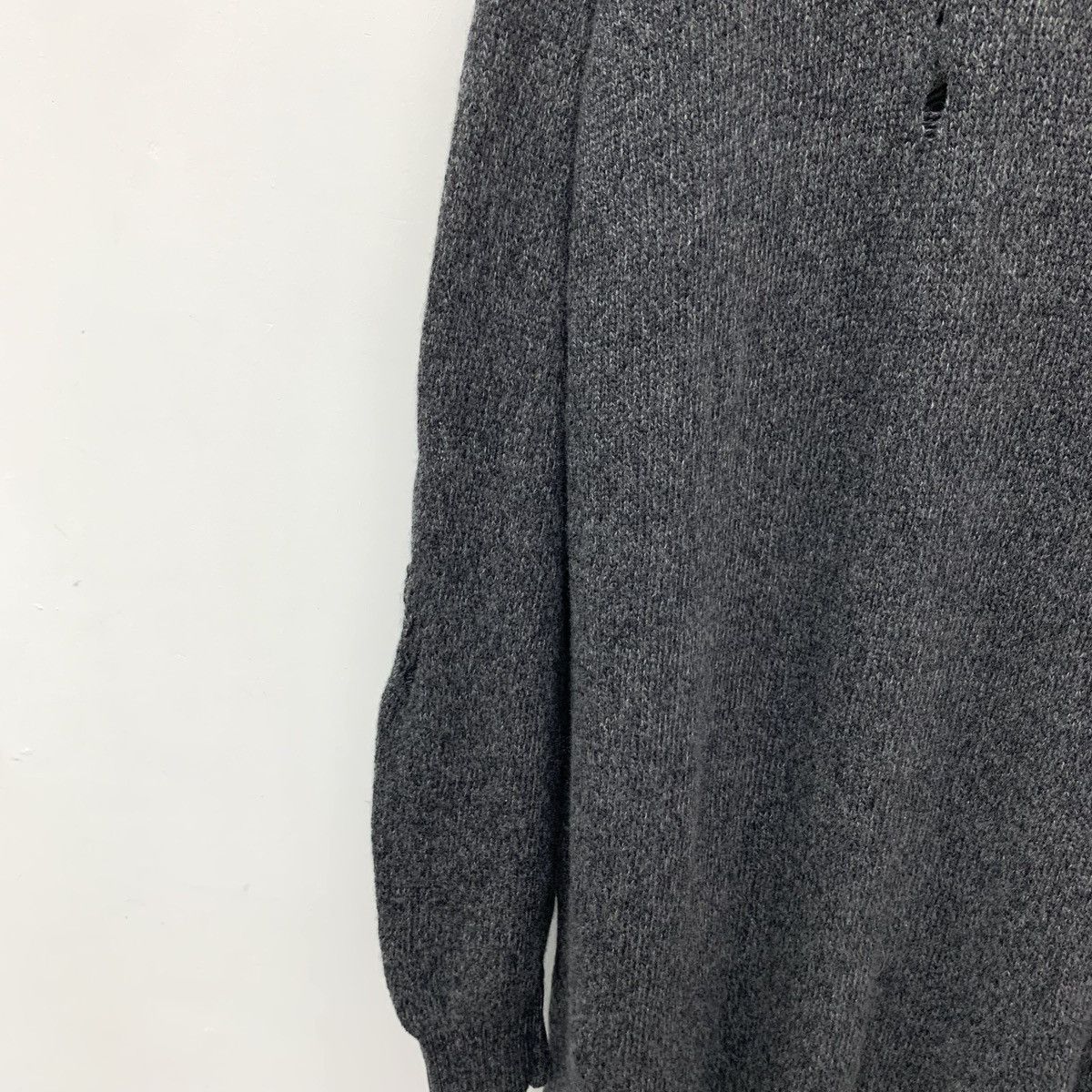 Loro Piana Loro Piana Charcoal Cashmere Long Sleeve Knit Dress K26WX Size L / US 10 / IT 46 - 4 Thumbnail