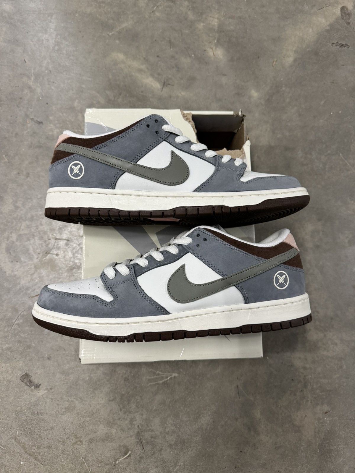 Nike Nike Dunk Low SB Yuto Horigome Grey Size 12 Size US 12 / EU 45 - 2 Thumbnail