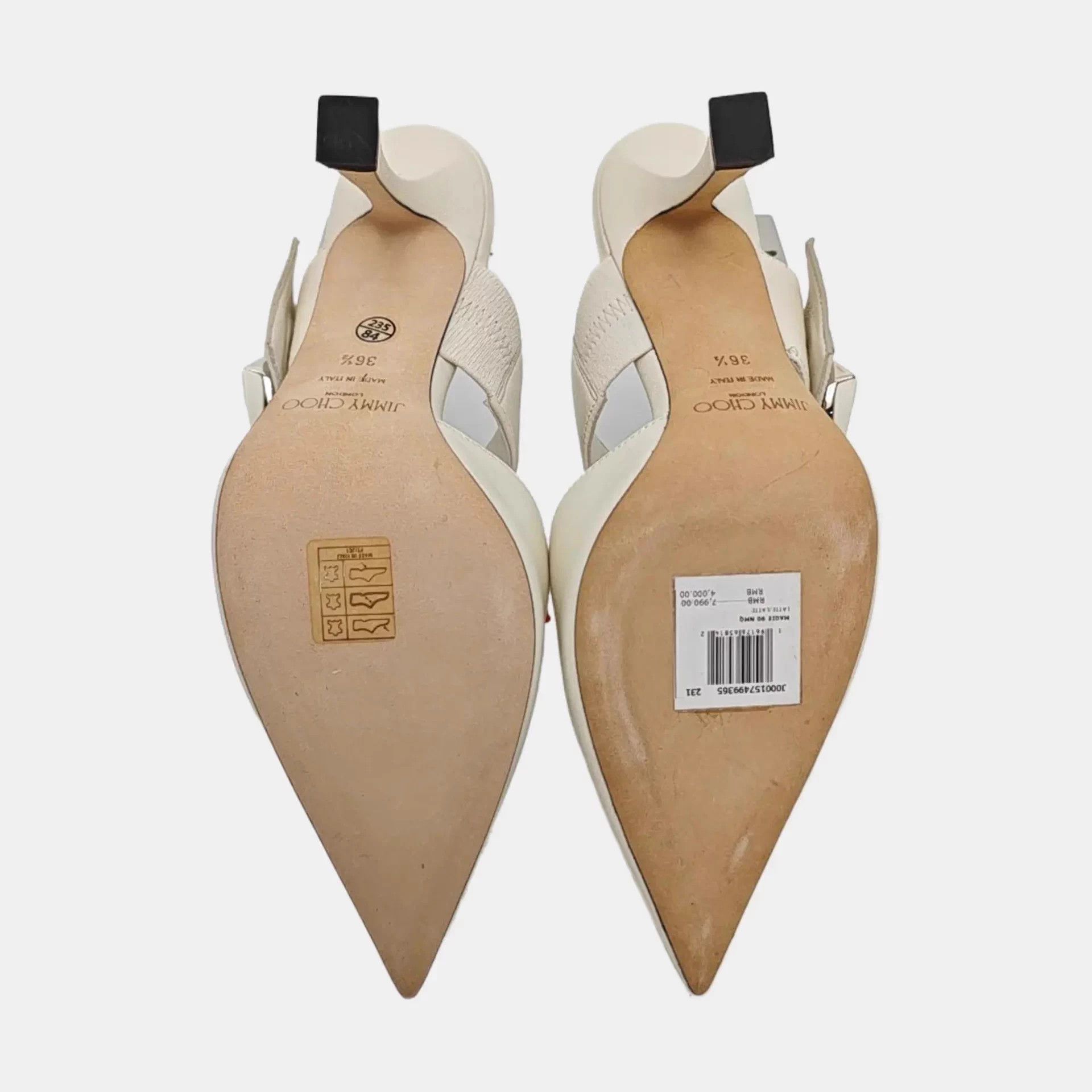 Jimmy Choo Jimmy Choo Pointed Toe Mule Heels 36.5 Size US 5.5 / IT 35.5 - 3 Thumbnail