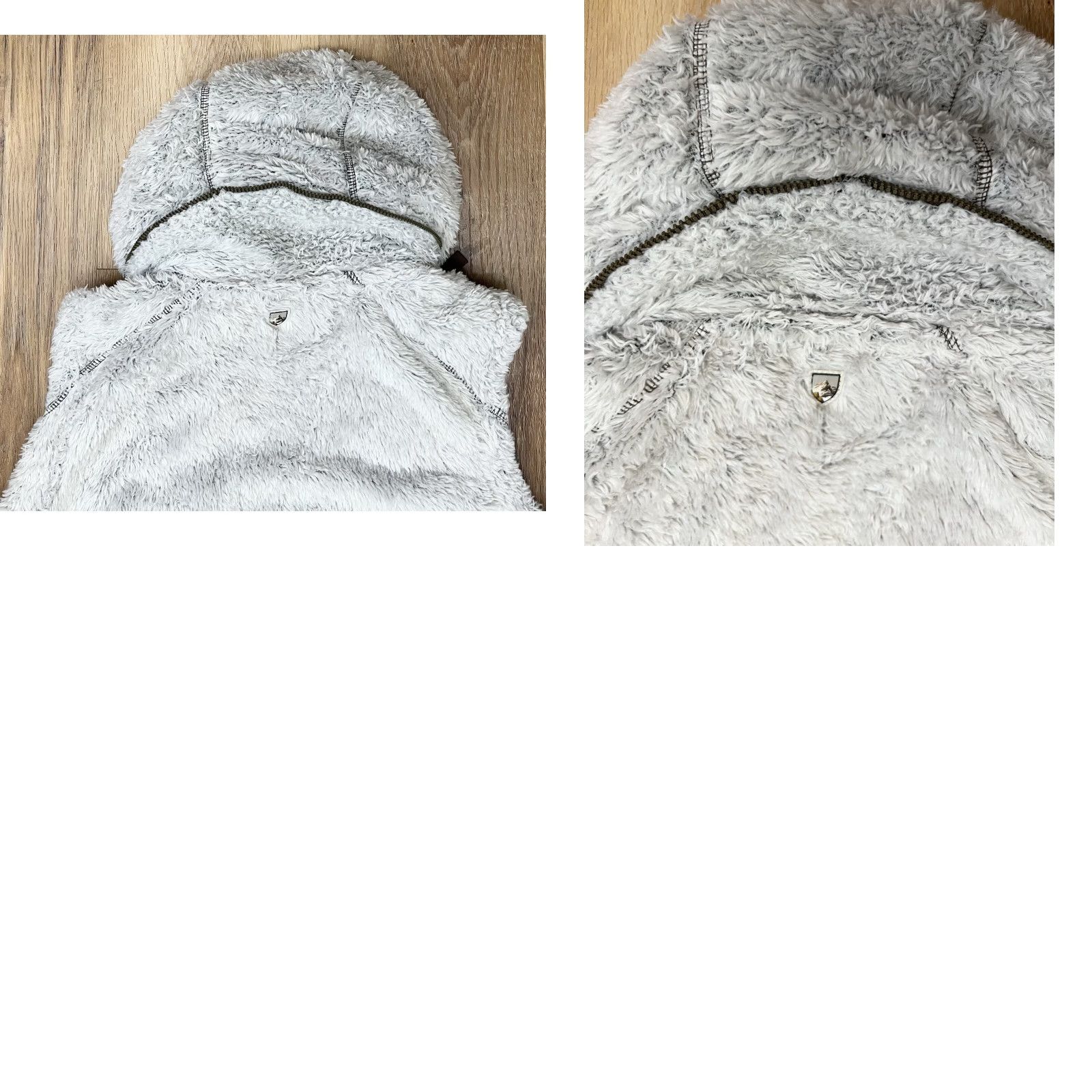 Vintage KUHL Flight Fleece Vest Women's L Light Gray Size L / US 10 / IT 46 - 9 Thumbnail