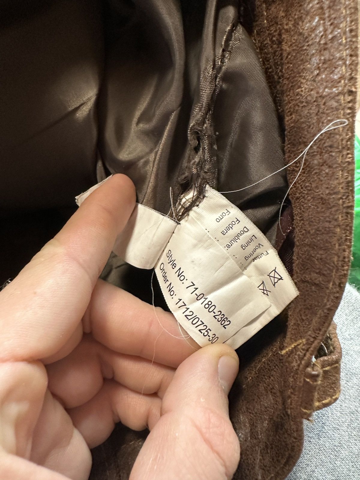 Other Y2K Vintage Leather Pants Opium Style Alt Biker USA Rare XL Size US 34 / EU 50 - 7 Thumbnail