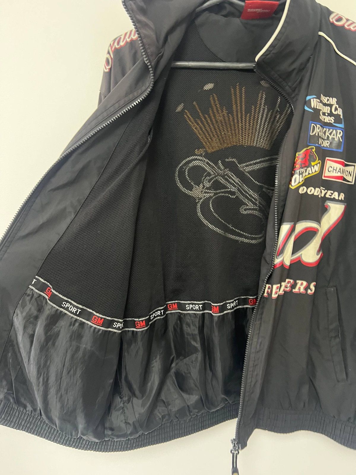 Other Vintage Bud King of Beers Nascar Racing Jacket Full Zip XL Size US XL / EU 56 / 4 - 18 Thumbnail