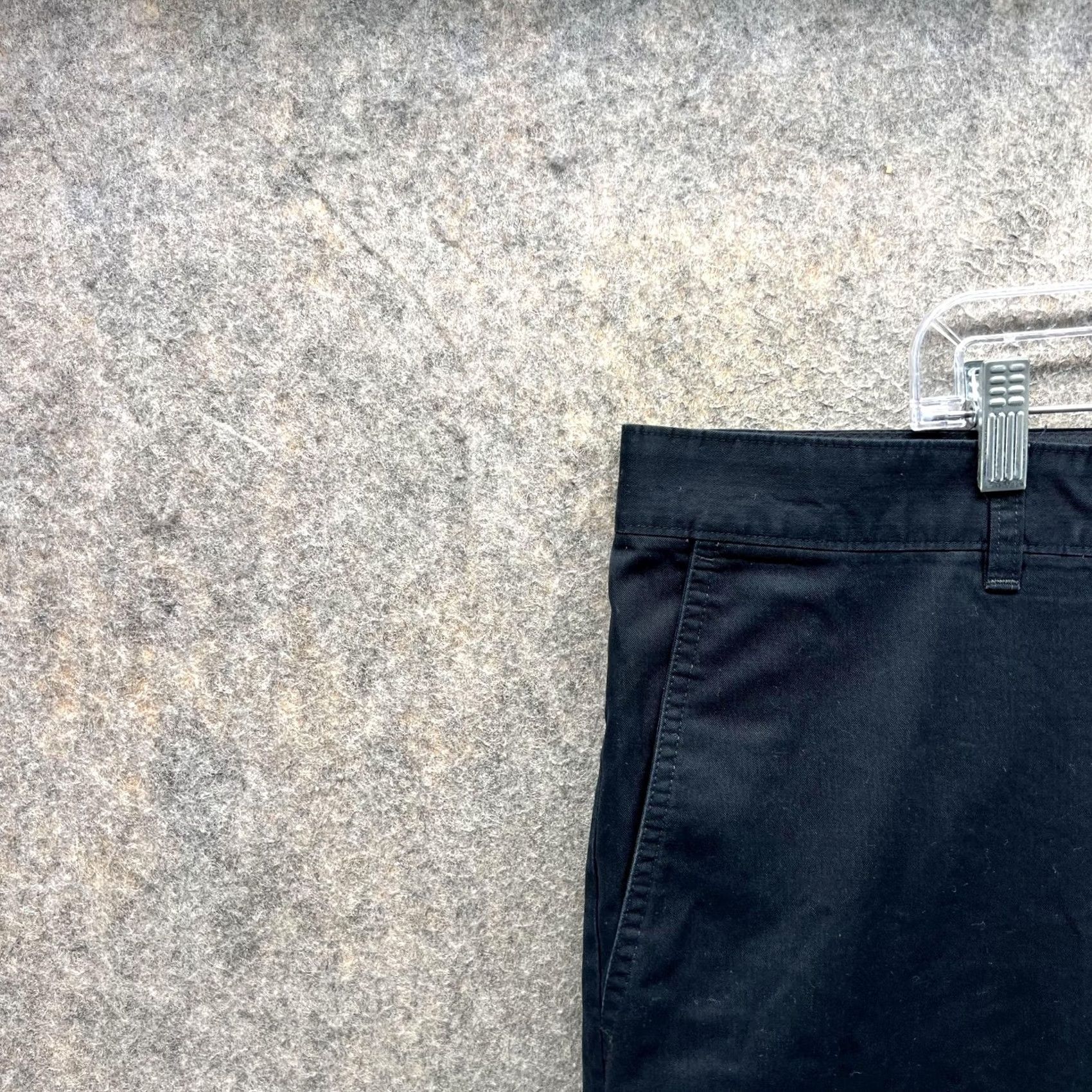 Tasso Elba Greg Norman Tasso Elba Shorts Mens 42 Black Golf Chino Flat Front Casual Cargo Pockets Cotton Polyester Flat Front Size US 42 / EU 58 - 5 Thumbnail
