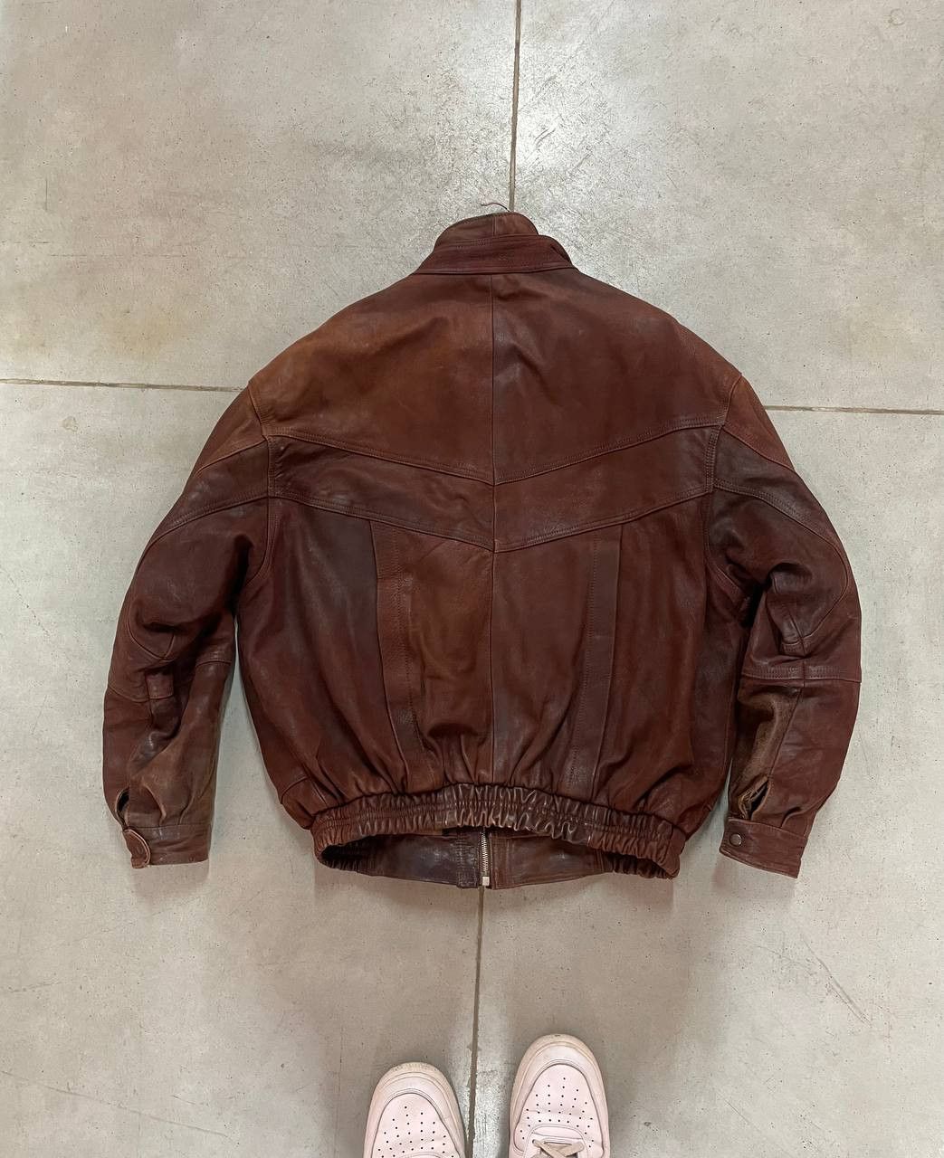 Vintage Vintage Leather Jacket Size US L / EU 52-54 / 3 - 3 Thumbnail