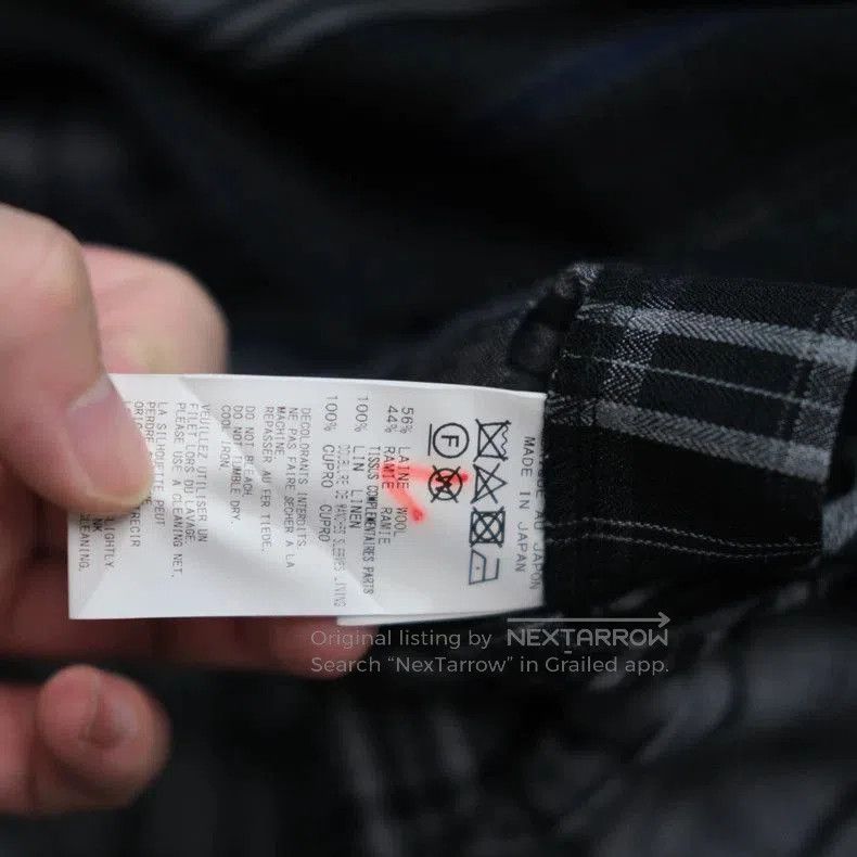 Yohji Yamamoto Yohji Yamamoto 21SS Linen Plaid Blazer. Size US M / EU 48-50 / 2 - 9 Thumbnail