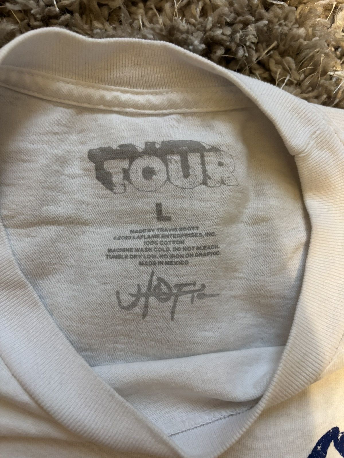 Travis Scott Travis Scott Utopia Tour Pittsburgh Tee Size US L / EU 52-54 / 3 - 3 Thumbnail