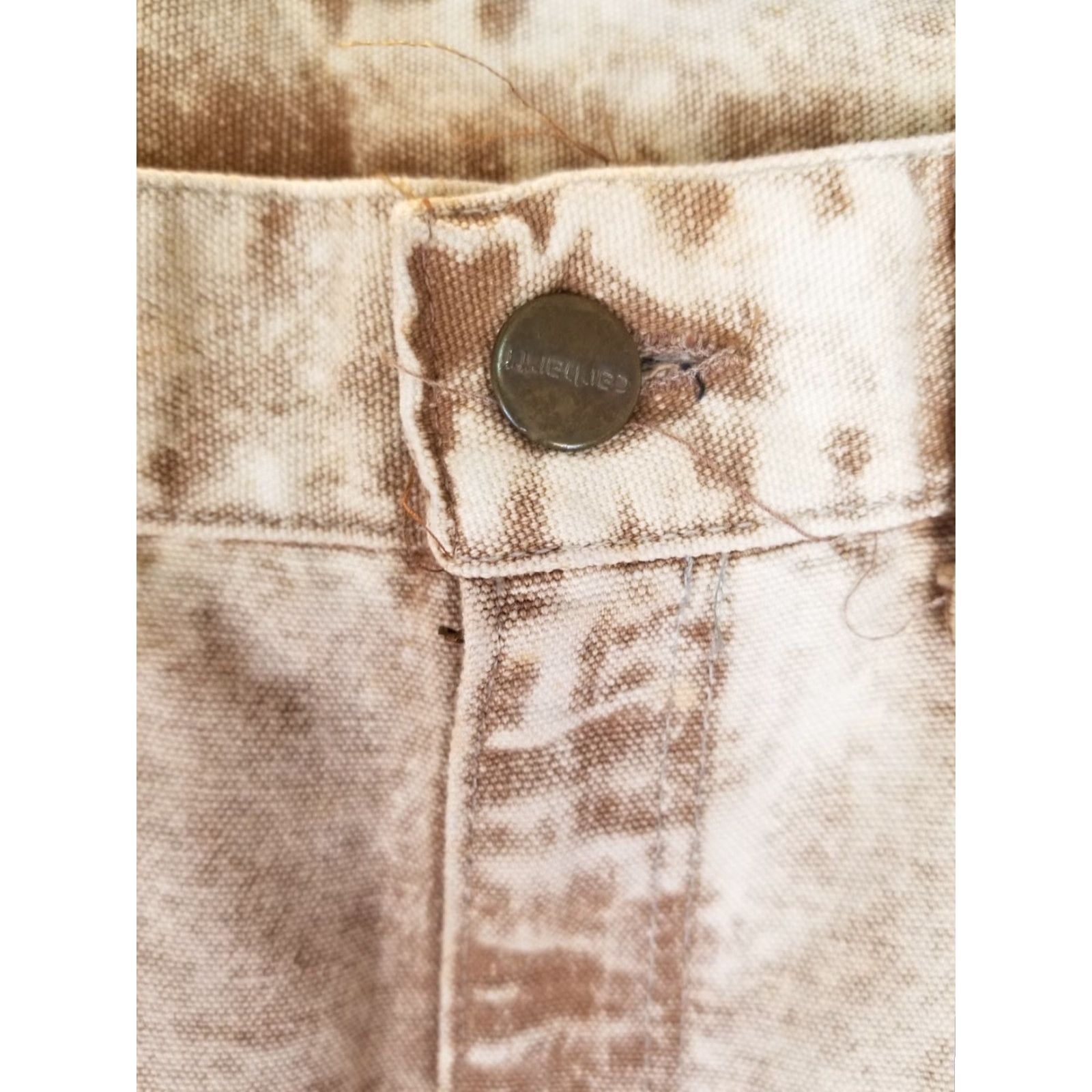 Carhartt VINTAGE Carhartt Jeans CAT 80's Brown Denim Acid Wash Regular 32x27 USA Mens Jeans Brown Denim 80s Carhartt Straight Mens Brown Denim Jeans Size US 32 / EU 48 - 3 Thumbnail