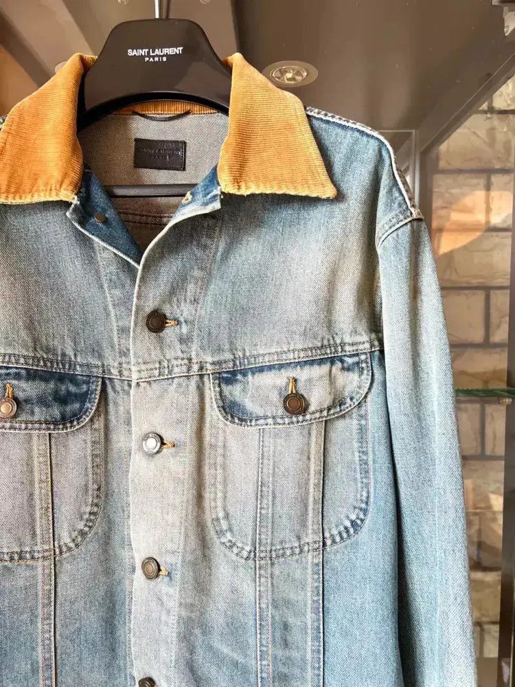 Saint Laurent Paris Saint Laurent Paris Saint Laurent Paris 16AW Western Denim Size US M / EU 48-50 / 2 - 2 Thumbnail