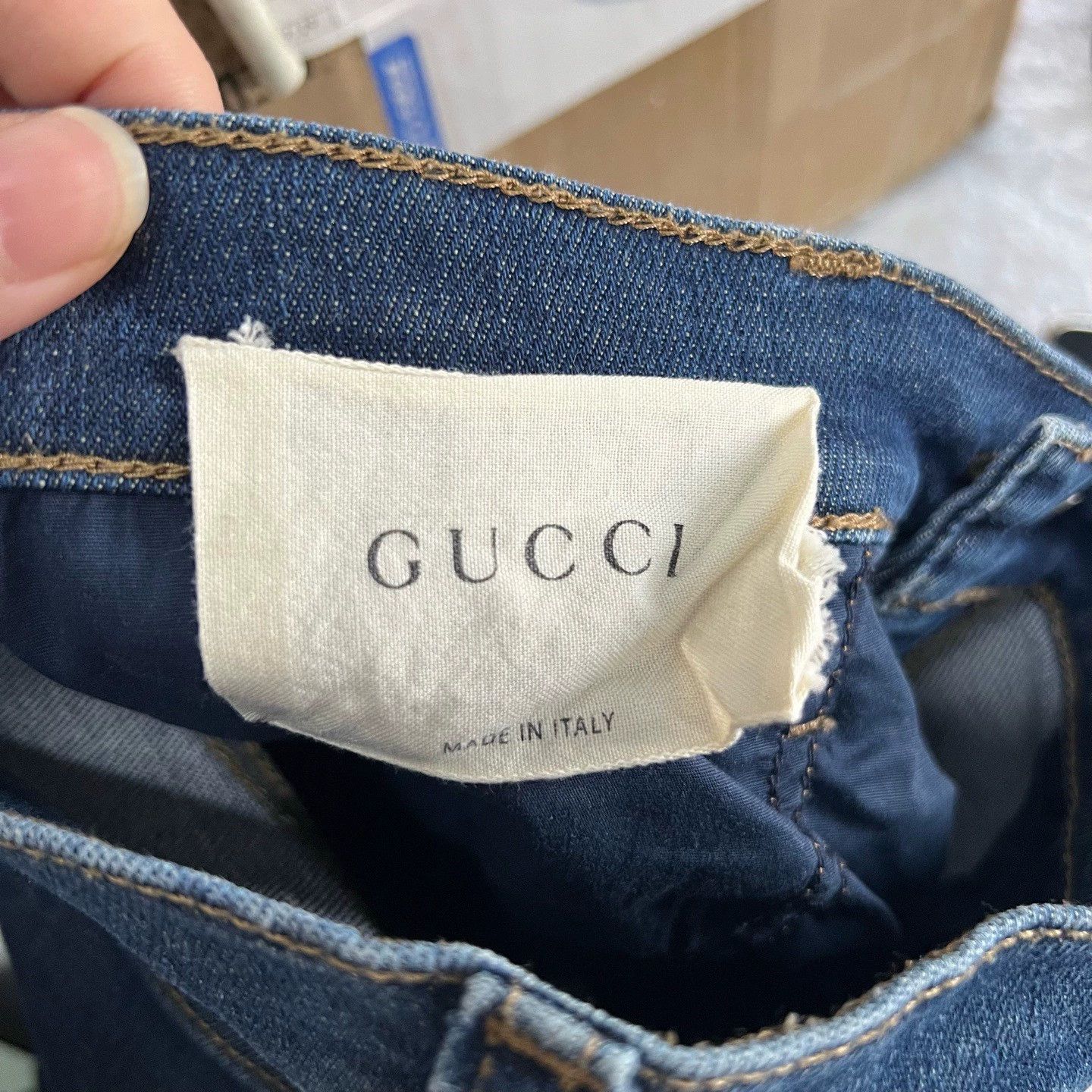 Gucci Gucci embroidered floral denim jeans Size 25" / US 0 / IT 36 - 3 Thumbnail