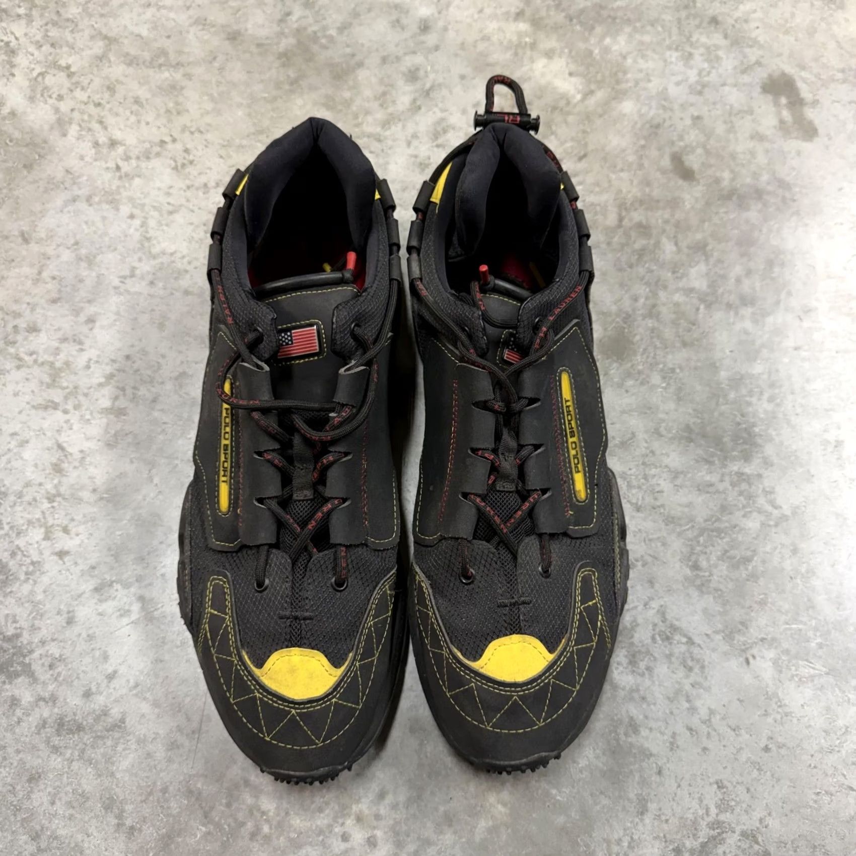 Polo Ralph Lauren Polo Ralph Lauren Polo Sport Shoes Mens 14 Black Yellow Trail PS200-SK-LTL Shoes Mens Size 14 Black Yellow Polo Sport PS200-SK-LTL Size US S / EU 44-46 / 1 - 4 Thumbnail