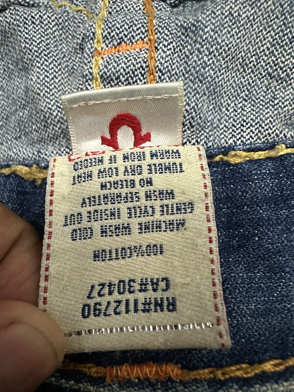 True Religion × Vintage 🔥🔥🔥Crazy Vintage True Religion Emo Grunge Goth HipHop Jeans Size US 32 / EU 48 - 6 Thumbnail