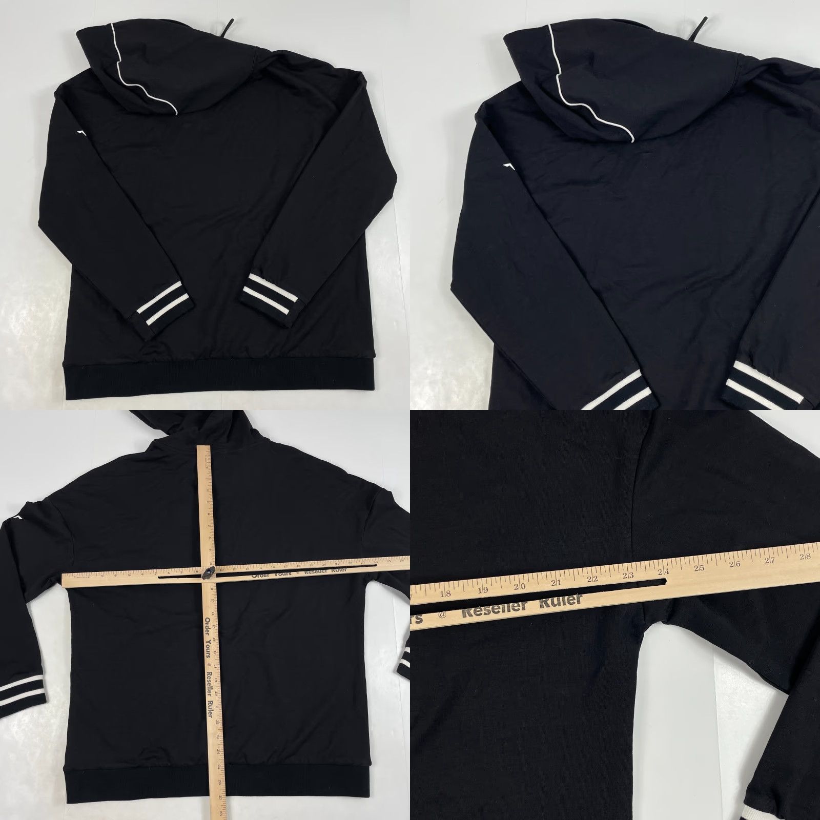 Vintage VINTAGE SquatWolf Hoodie Mens Large Black Hybrid Pullover Lined Workout Lifting Stretch Size US L / EU 52-54 / 3 - 8 Thumbnail
