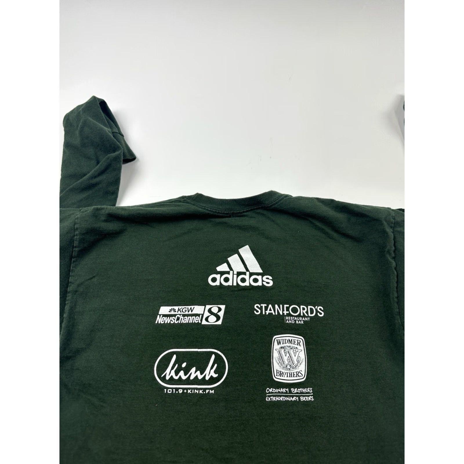 Adidas VINTAGE Adidas Shamrock Run Shirt Mens Large Green Portland Oregon 2011 T-Shirt Crew Neck Size US L / EU 52-54 / 3 - 6 Thumbnail