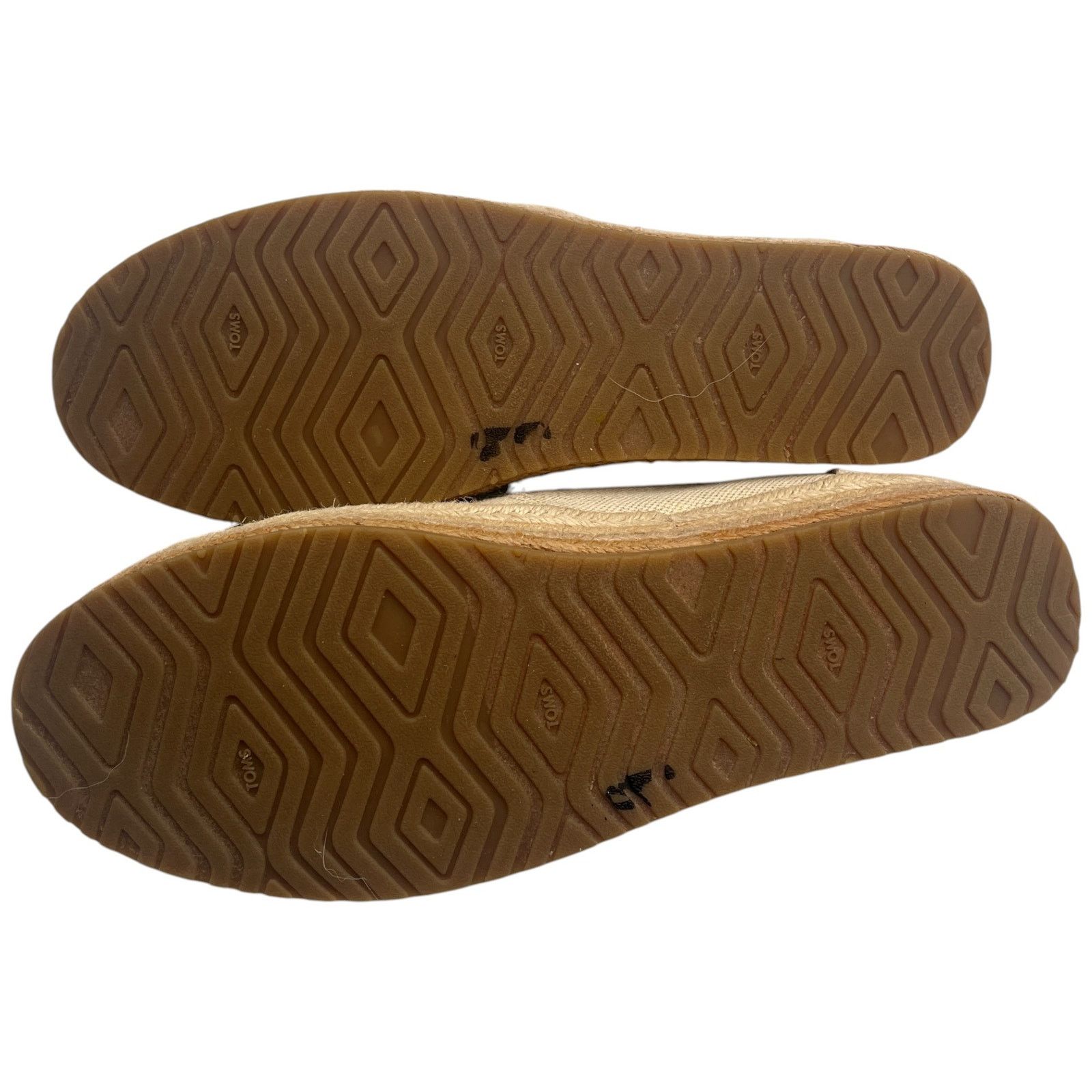 Toms Toms Valencia Canvas Platform Espadrille Casual Flat Shoes 9 Size US 9 / IT 39 - 8 Thumbnail