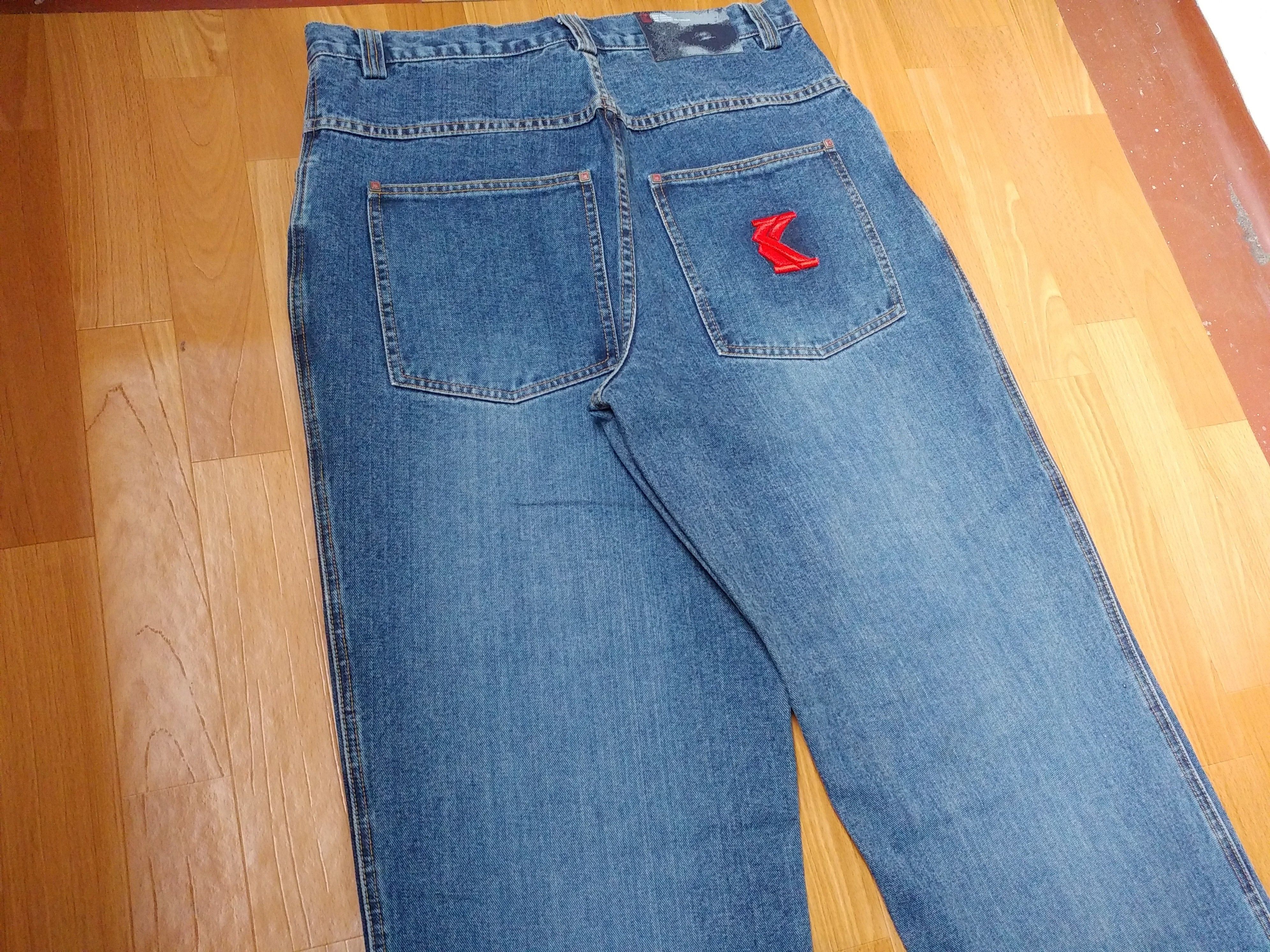 Karl Kani KARL KANI jeans, baggy, vintage Kani jeans, 90s hip hop W 34 Size US 34 / EU 50 - 4 Thumbnail
