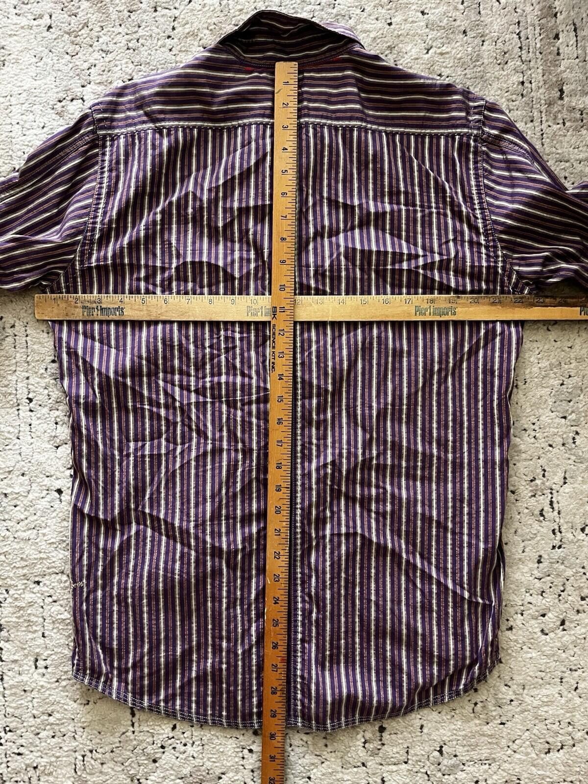Robert Graham Robert Graham Zen Collection Striped Long Sleeve Shirt L Size US L / EU 52-54 / 3 - 7 Thumbnail