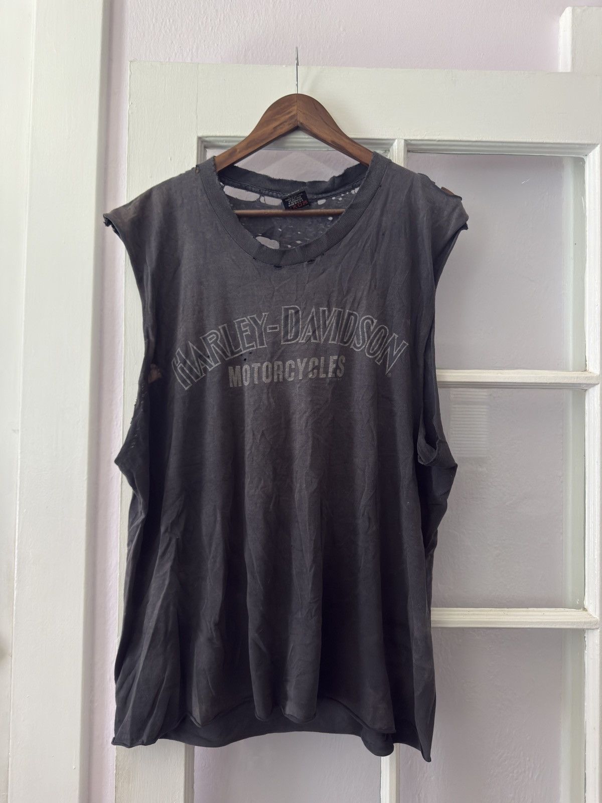 Harley Davidson Sunfaded, Thrashed, & Cropped Sunfaded Tee Size US L / EU 52-54 / 3 - 1 Thumbnail