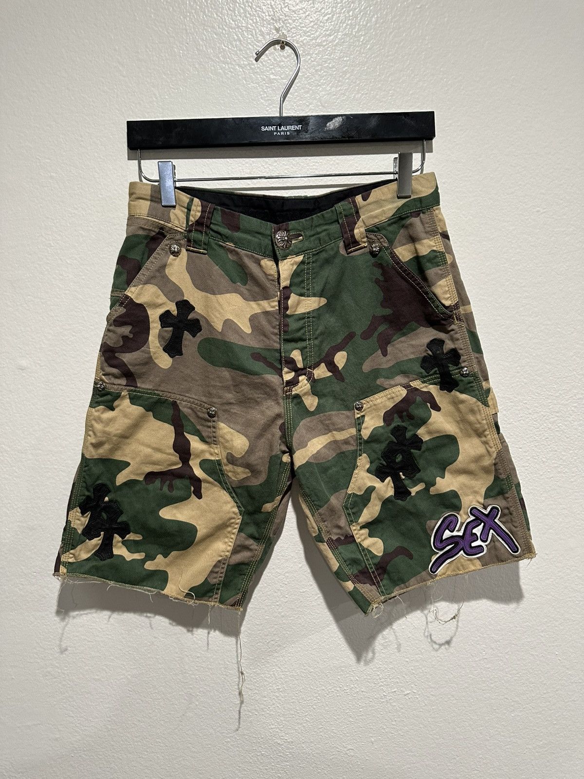 CH Sex Records Camo Carpenter Shorts 29