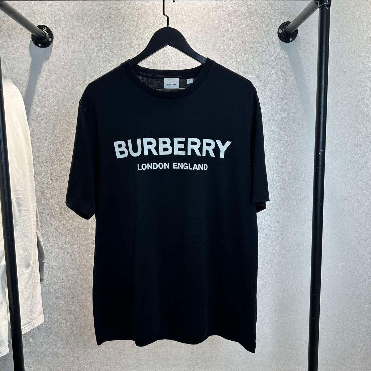 Burberry London T-Shirts Black Cotton Logo Size XS JAPAN | eBay
