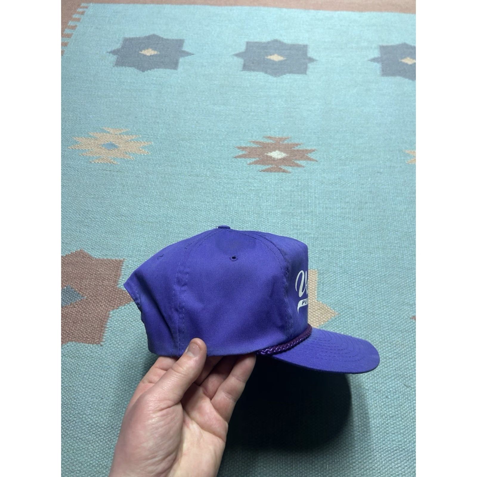 GAS VINTAGE GAS SnapBack Hat Cap Valley Petroleum Oil Gas Michigan Purple Adjustable Men Size ONE SIZE - 8 Thumbnail