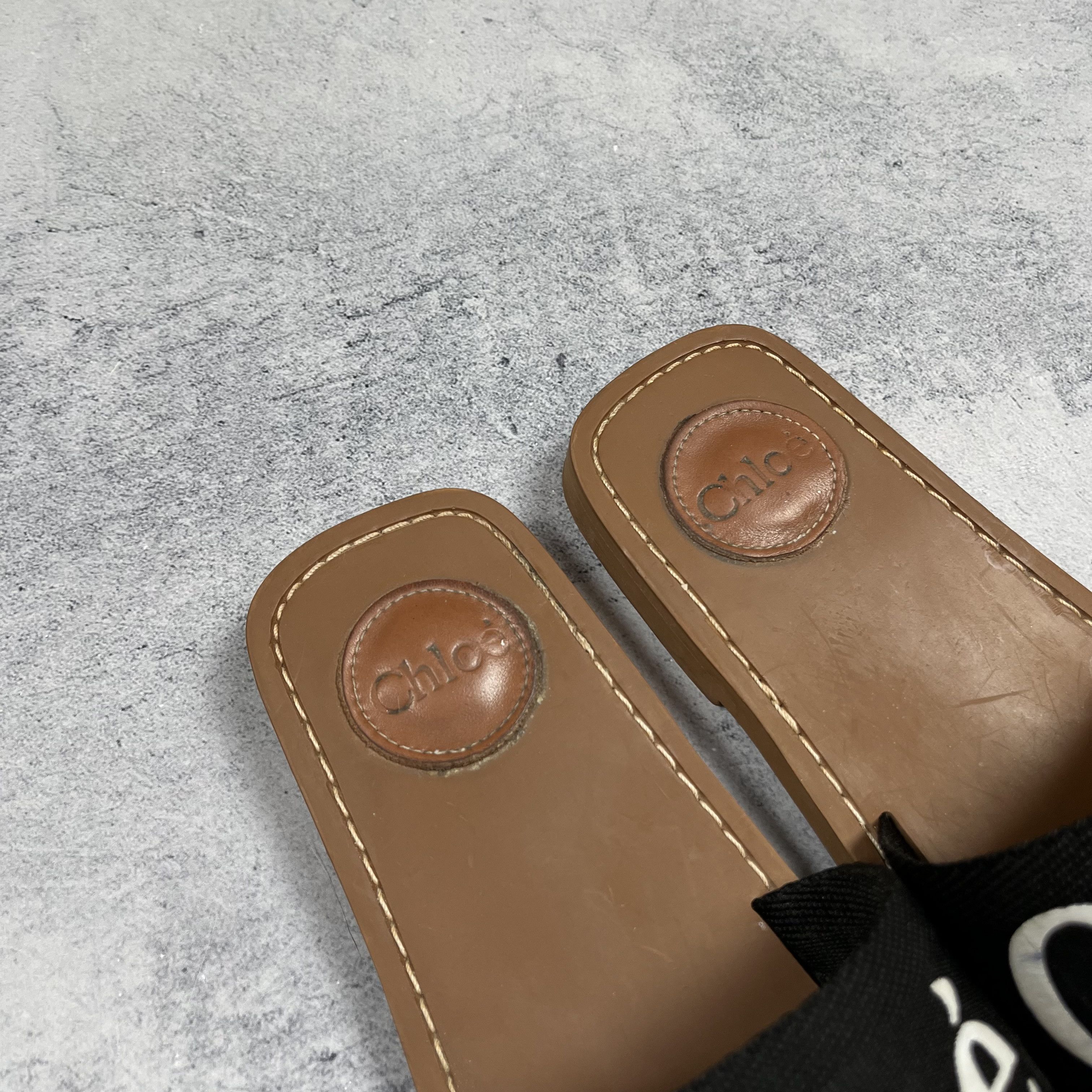 Chloe Ladies Chloe Woody Slide Flat Size 38 Size US 7.5 / IT 37.5 - 7 Thumbnail