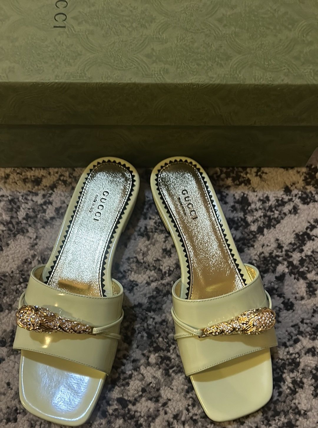 Gucci Gucci Women Slide Sandal With Hardware Size US 6.5 / IT 36.5 - 2 Thumbnail