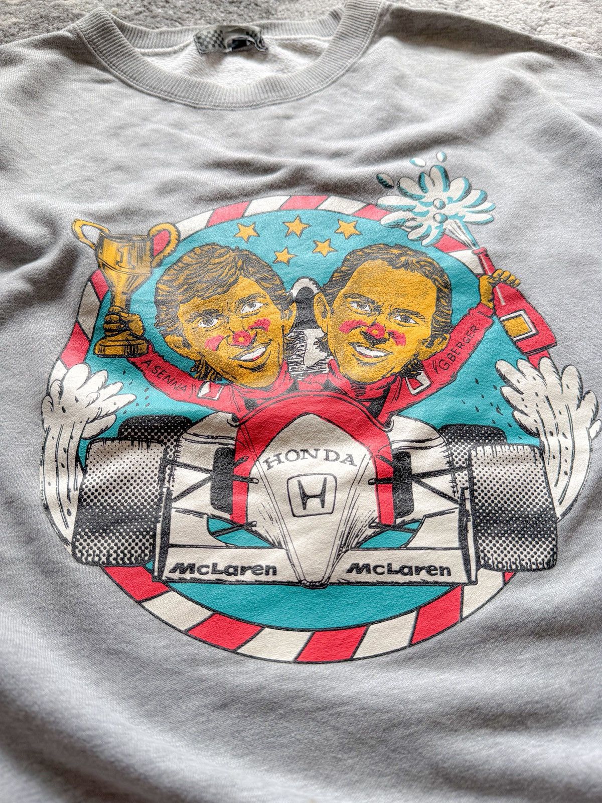 Honda Vtg Honda Mclaren Sweatshirt Size US M / EU 48-50 / 2 - 5 Thumbnail