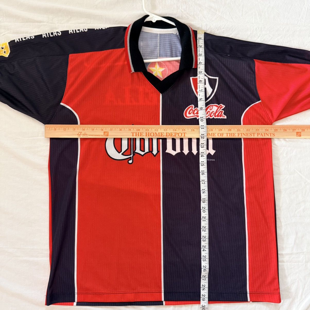 Vintage Vintage Atlas FC Liga MX Corona Coca-Cola Jersey L Size US L / EU 52-54 / 3 - 4 Thumbnail