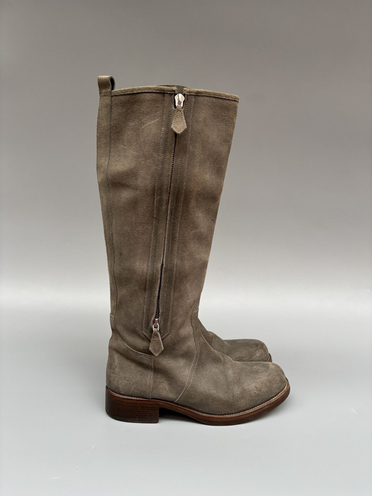 Hermes F/W 2000 Hermes by Margiela Distressed Knee High Boots Size US 8 / IT 38 - 1 Thumbnail