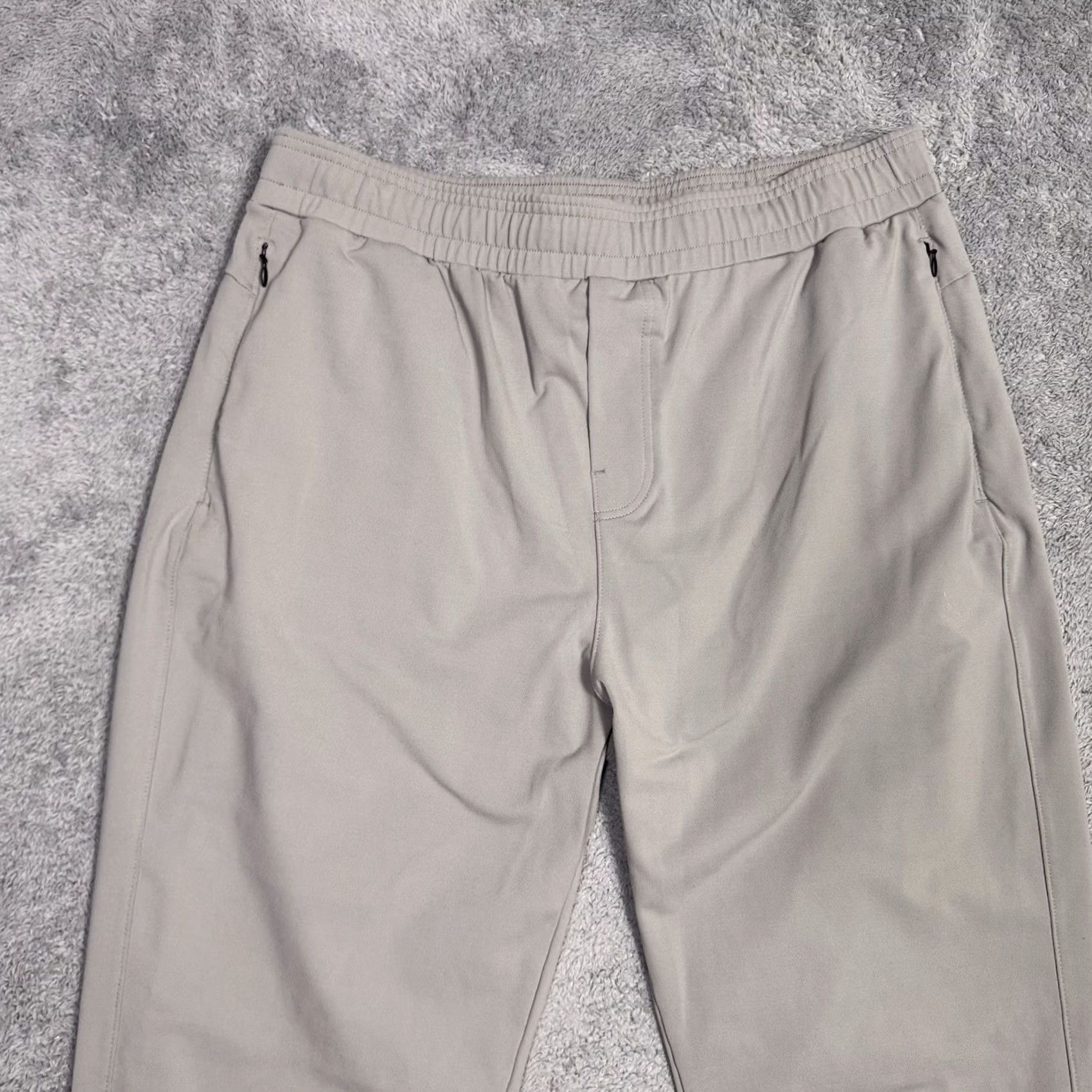 Vintage Public Rec Daymaker Pants Men 38x32 Gray Joggers Casual Workwear Knit Stretch Pockets Drawstring Size US 38 / EU 54 - 3 Thumbnail