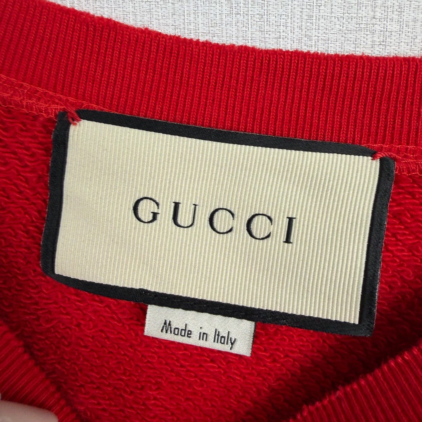 Gucci tt0185 Gucci Red Sweatshirt Size L / US 10 / IT 46 - 3 Thumbnail