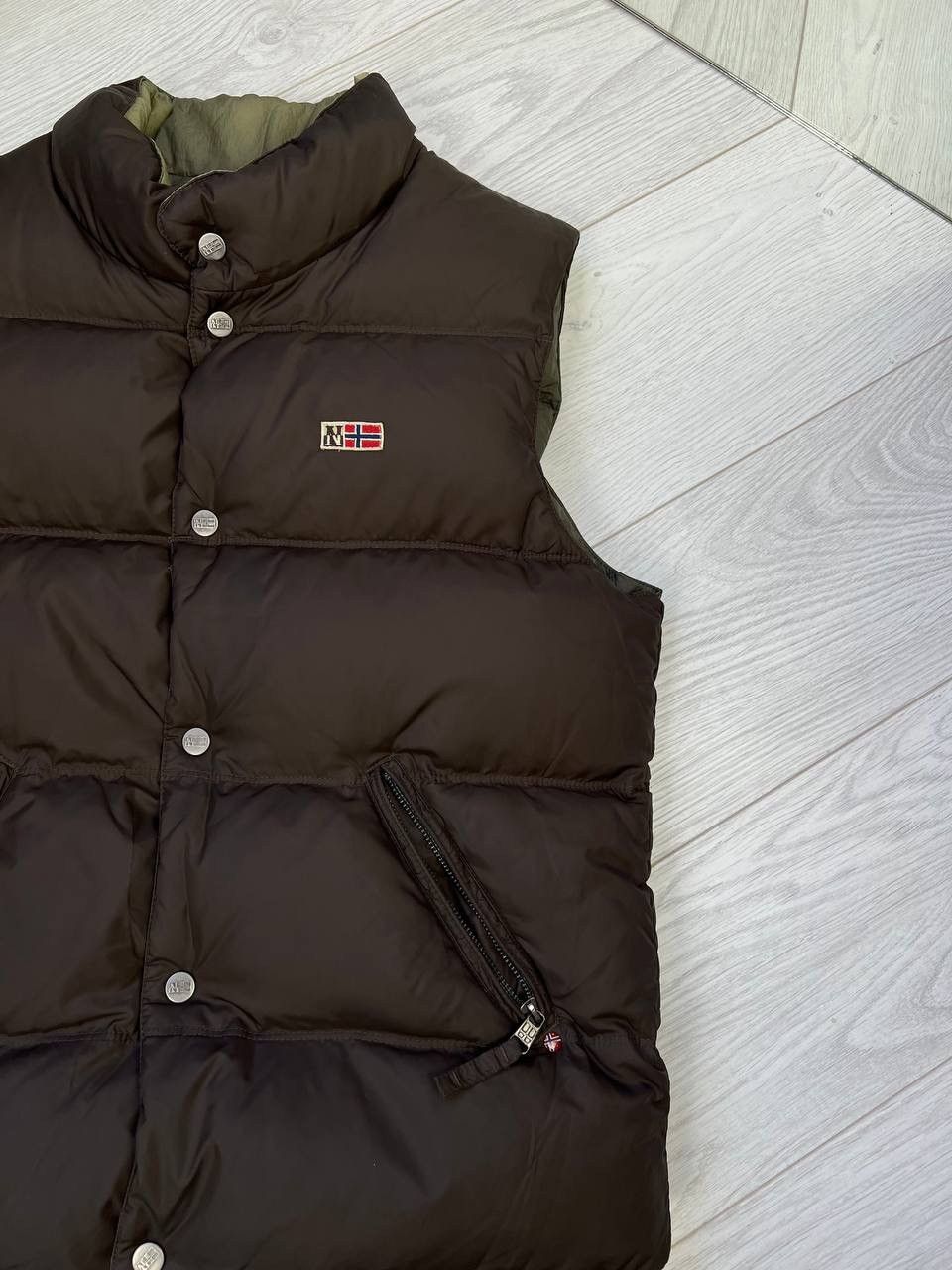 Napapijri Napapijri Double-sided Puffer Vest Size US L / EU 52-54 / 3 - 3 Thumbnail