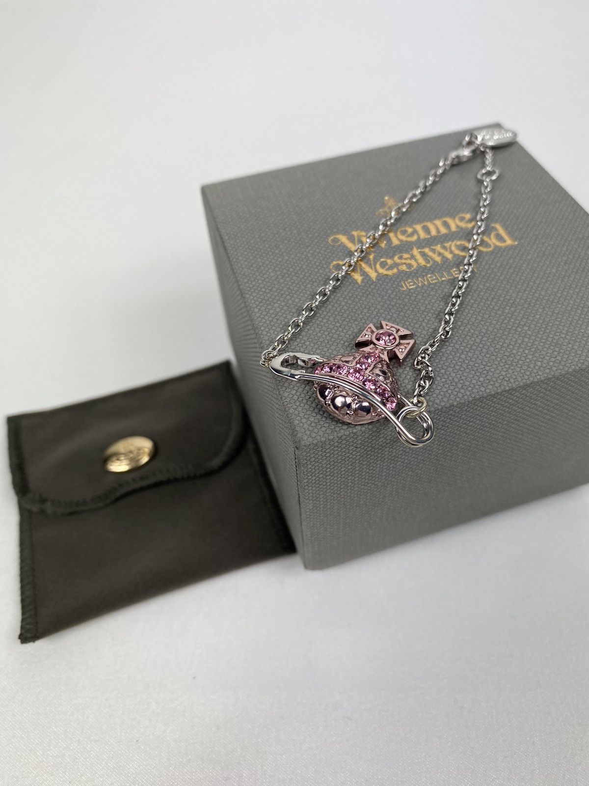 Vivienne Westwood Vivienne Westwood Encrusted Orb Bracelet Size ONE SIZE - 1 Thumbnail