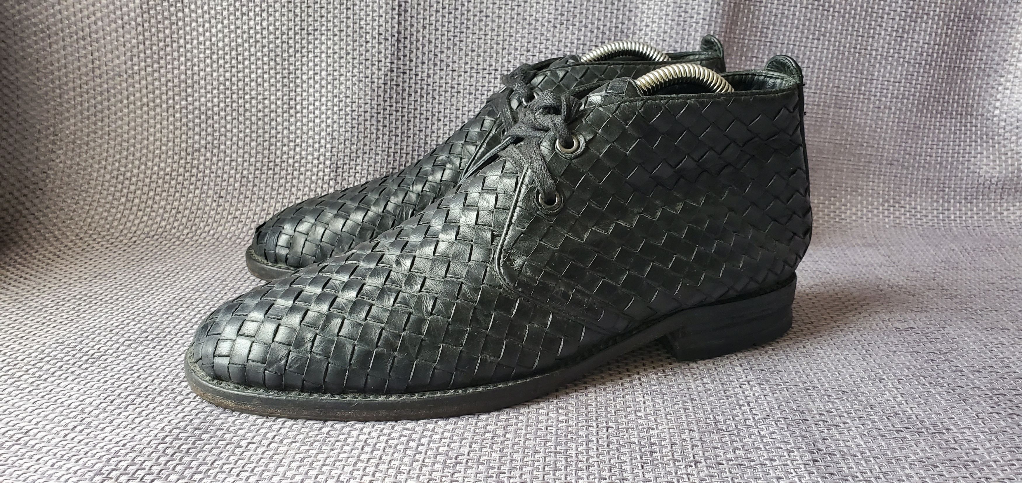 Bottega Veneta Woven Ankle Boots Size US 7 / EU 40 - 1 Thumbnail