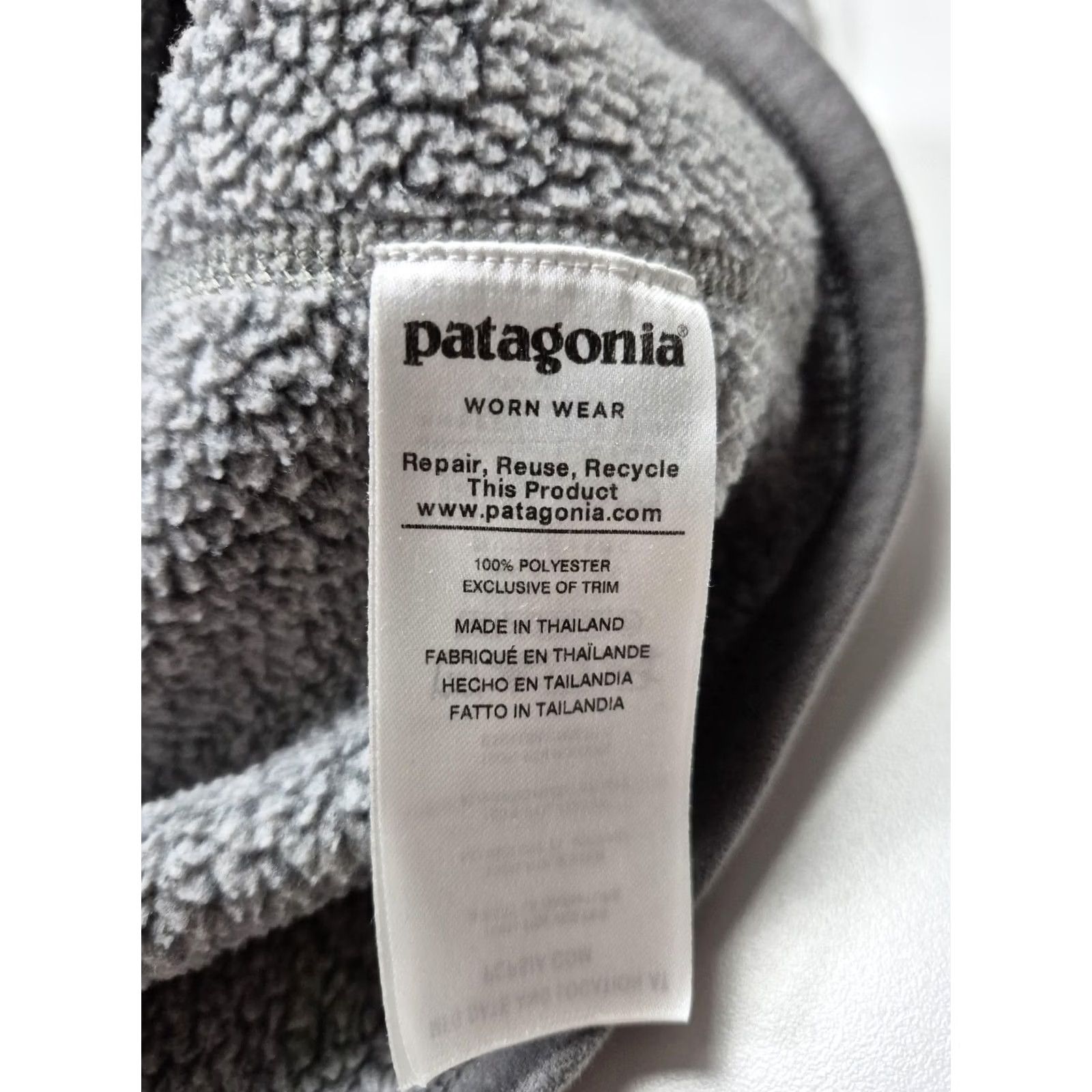 Patagonia Patagonia Better Sweater 1/4 Zip Fleece Pullover Men's Large Gray Company Logo Size US L / EU 52-54 / 3 - 6 Thumbnail