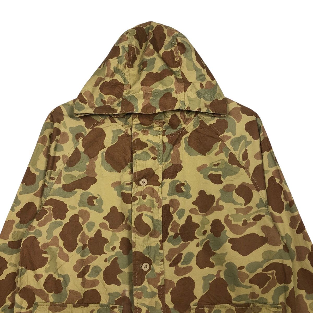 Japanese Brand 📌Vintage Chore Biker Jacket Frog Skins Design Camouflage Size US M / EU 48-50 / 2 - 4 Thumbnail