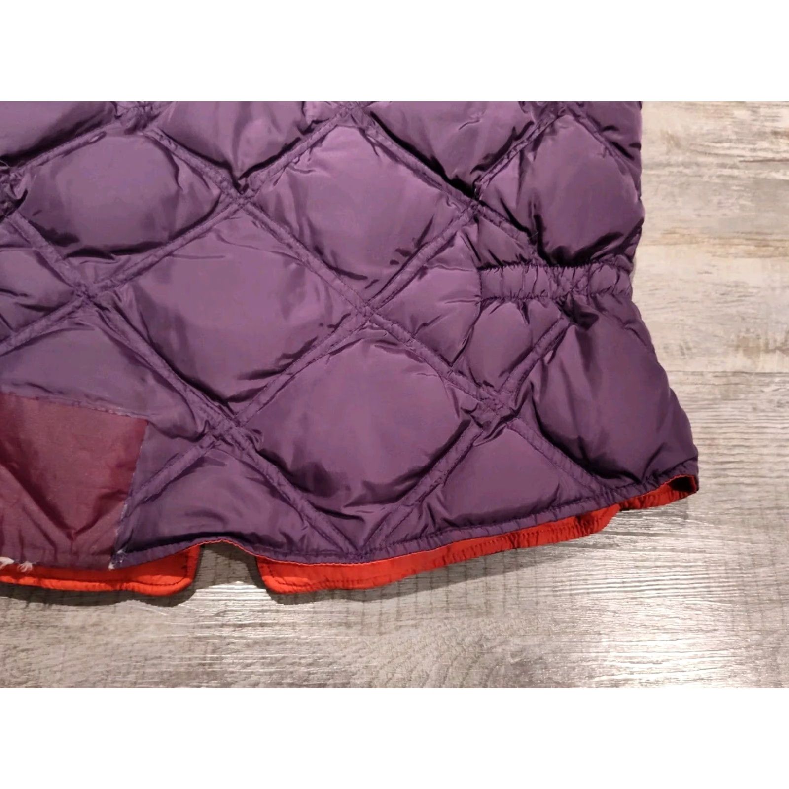 Eddie Bauer Eddie Bauer Women Goose Down Filling Quilted Puffer Vest Sz M Purple Read Size M / US 6-8 / IT 42-44 - 6 Thumbnail