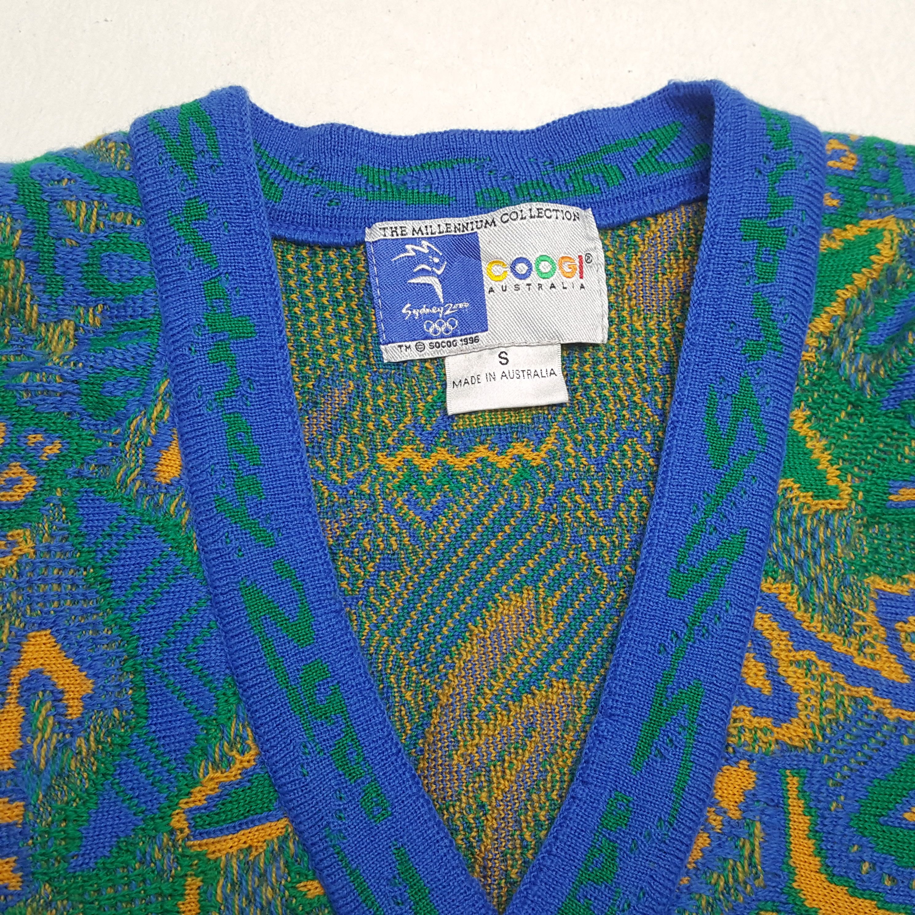 Coogi × USA Olympics × Vintage COOGI OLYMPIC SYDNEY 2000 Nice Design Sweatshirt Size US L / EU 52-54 / 3 - 9 Thumbnail