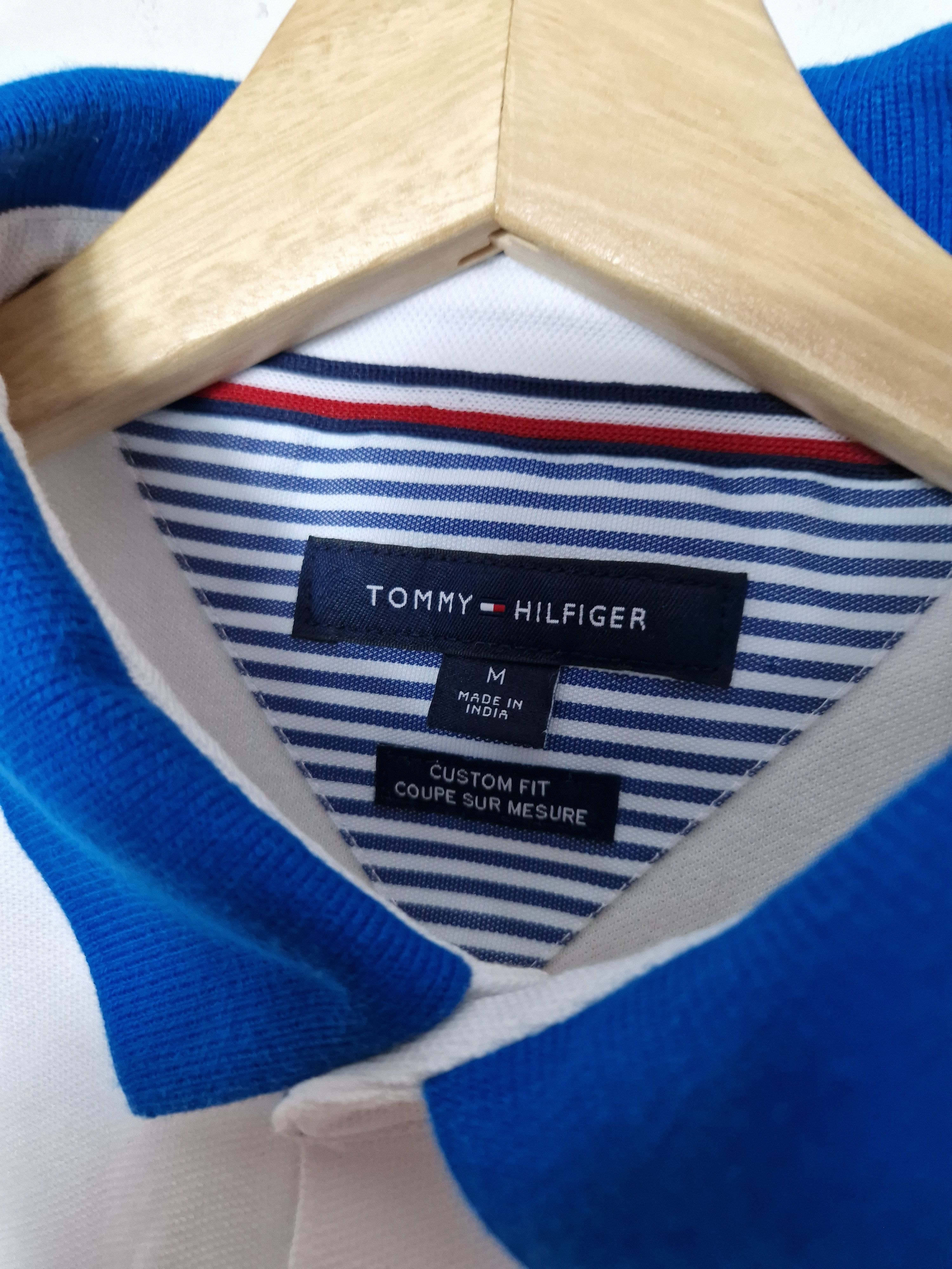 Tommy Hilfiger Tommy Hilfiger big logo polo tee Size US L / EU 52-54 / 3 - 5 Thumbnail