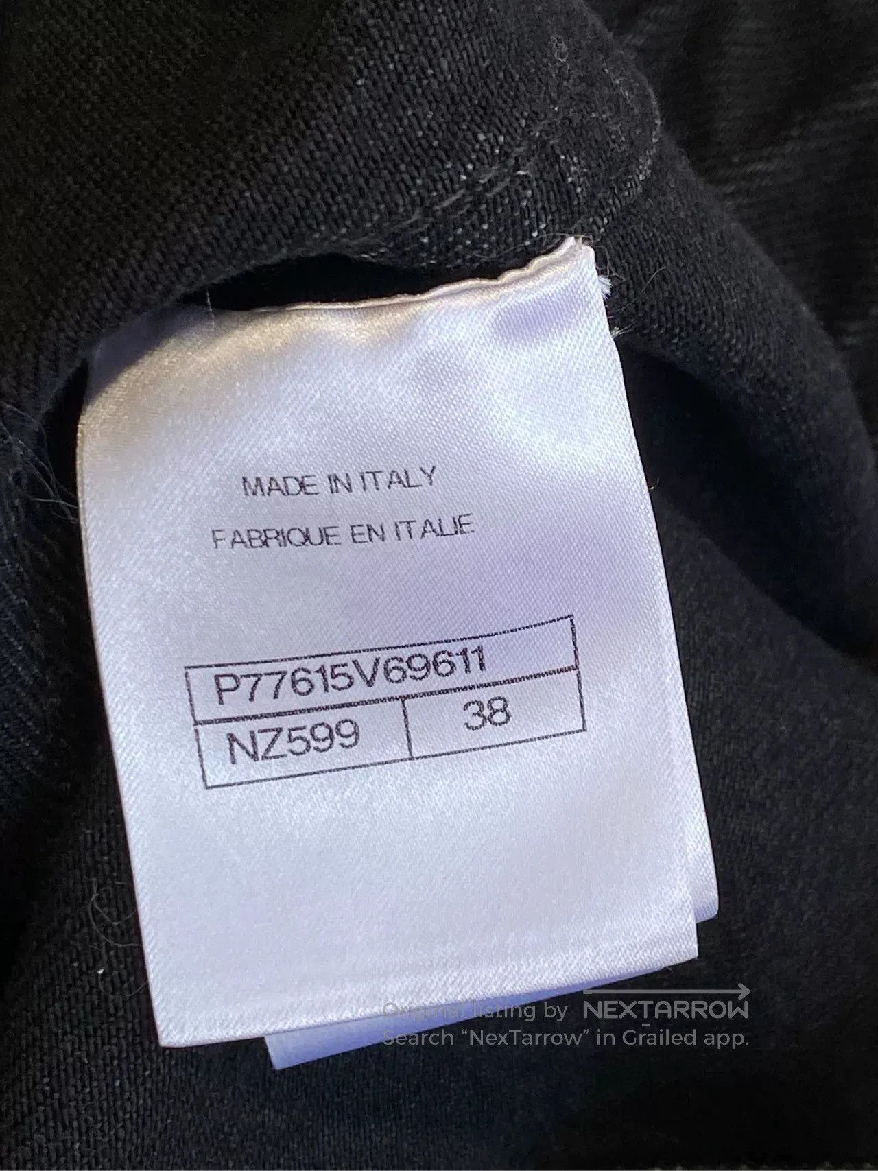 Chanel Chanel Black Denim Ruffled Vest FR38. Size US S / EU 44-46 / 1 - 5 Thumbnail