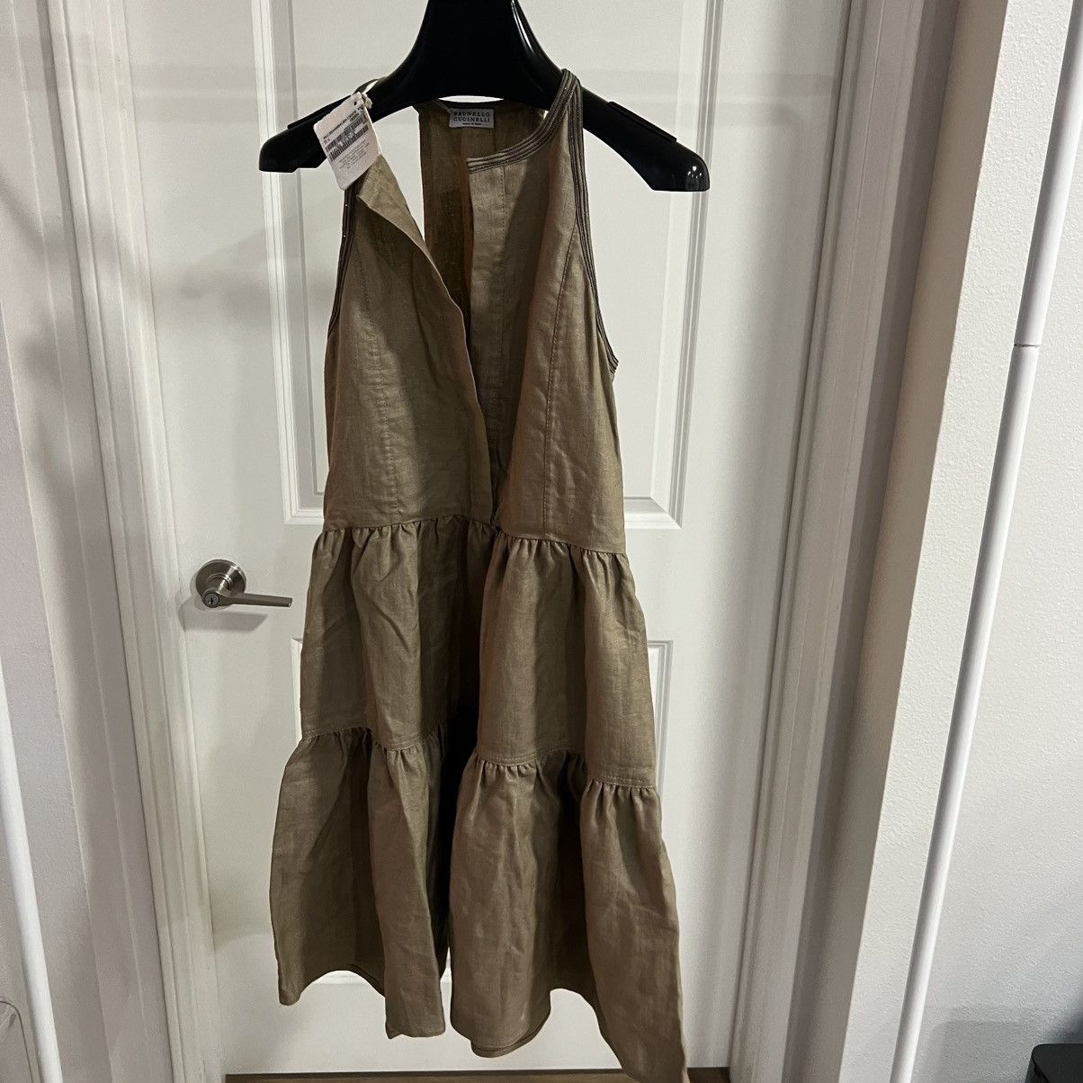 Brunello Cucinelli Brunello Cucimelli Halterneck Knee-Length Dress size XXS Size XXS / US 00 / IT 34 - 2 Thumbnail
