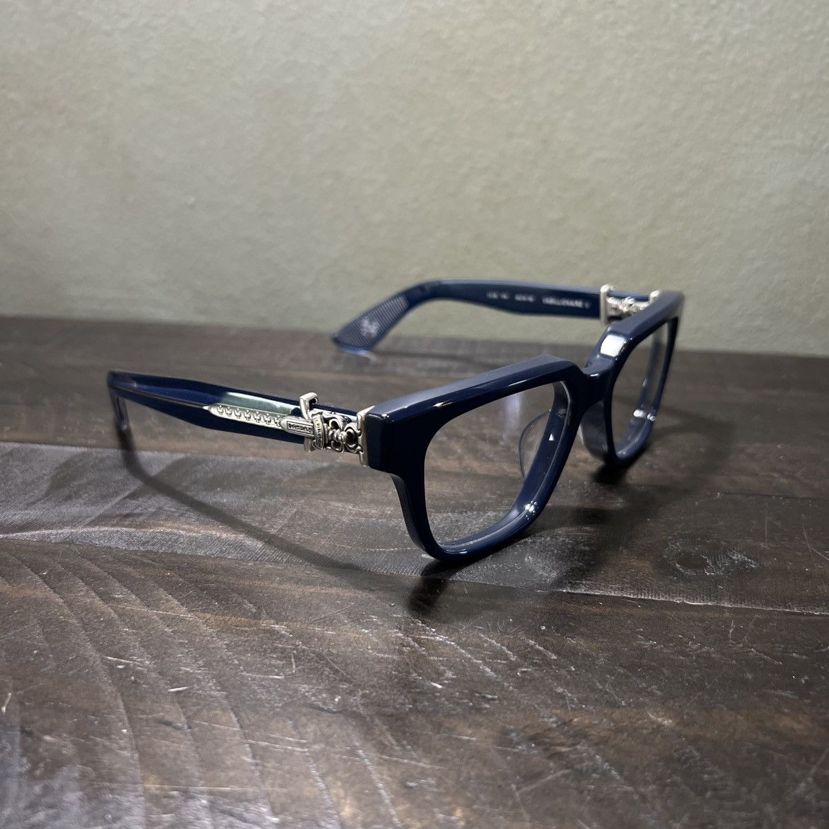 RARE CHROME HEARTS DEEP I BLACK GOLD FRAMES