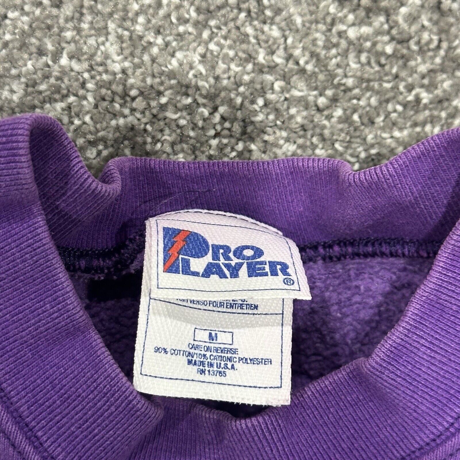 Pro Player VTG Minnesota Vikings Purple Crewneck Pullover Mens Medium Size US M / EU 48-50 / 2 - 4 Thumbnail