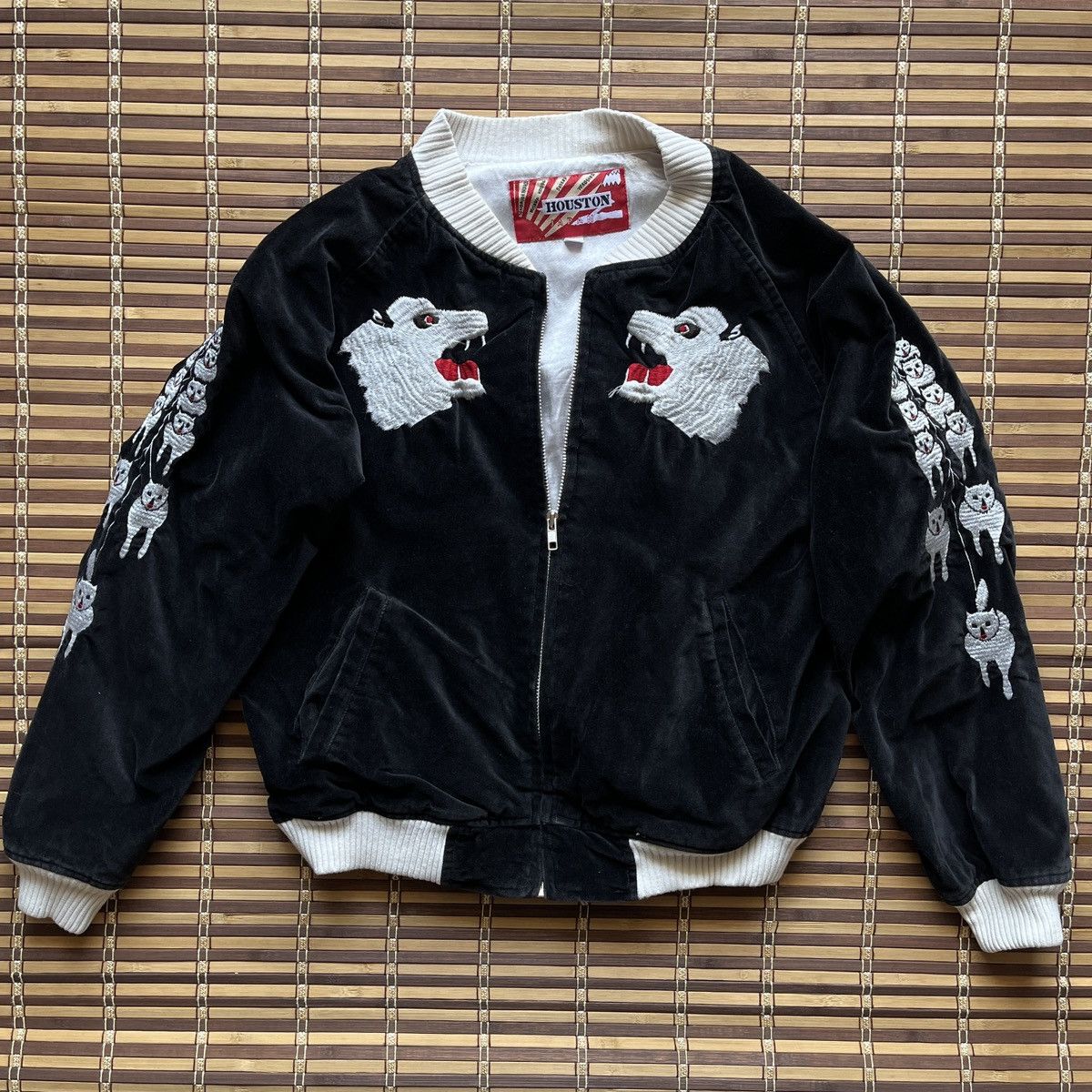 Toyo Enterprises × Vintage Vintage WW2 Velvet Sukajan Embroidery Japan Bomber Jacket Size US M / EU 48-50 / 2 - 3 Thumbnail