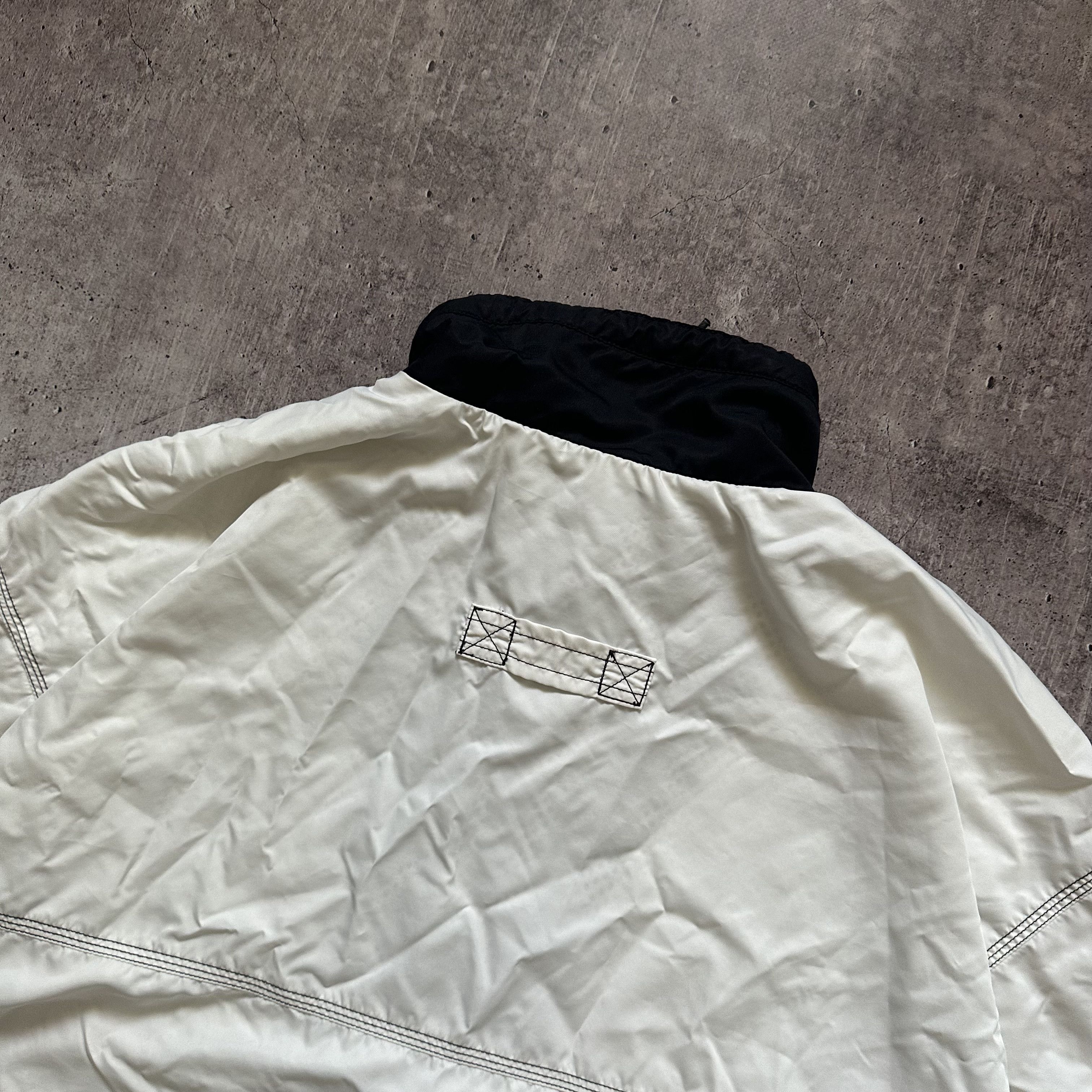 Nike × Vintage Nike 90s Vintage Center Swoosh Nylon Drill Anorak Jacket Size US XL / EU 56 / 4 - 6 Thumbnail