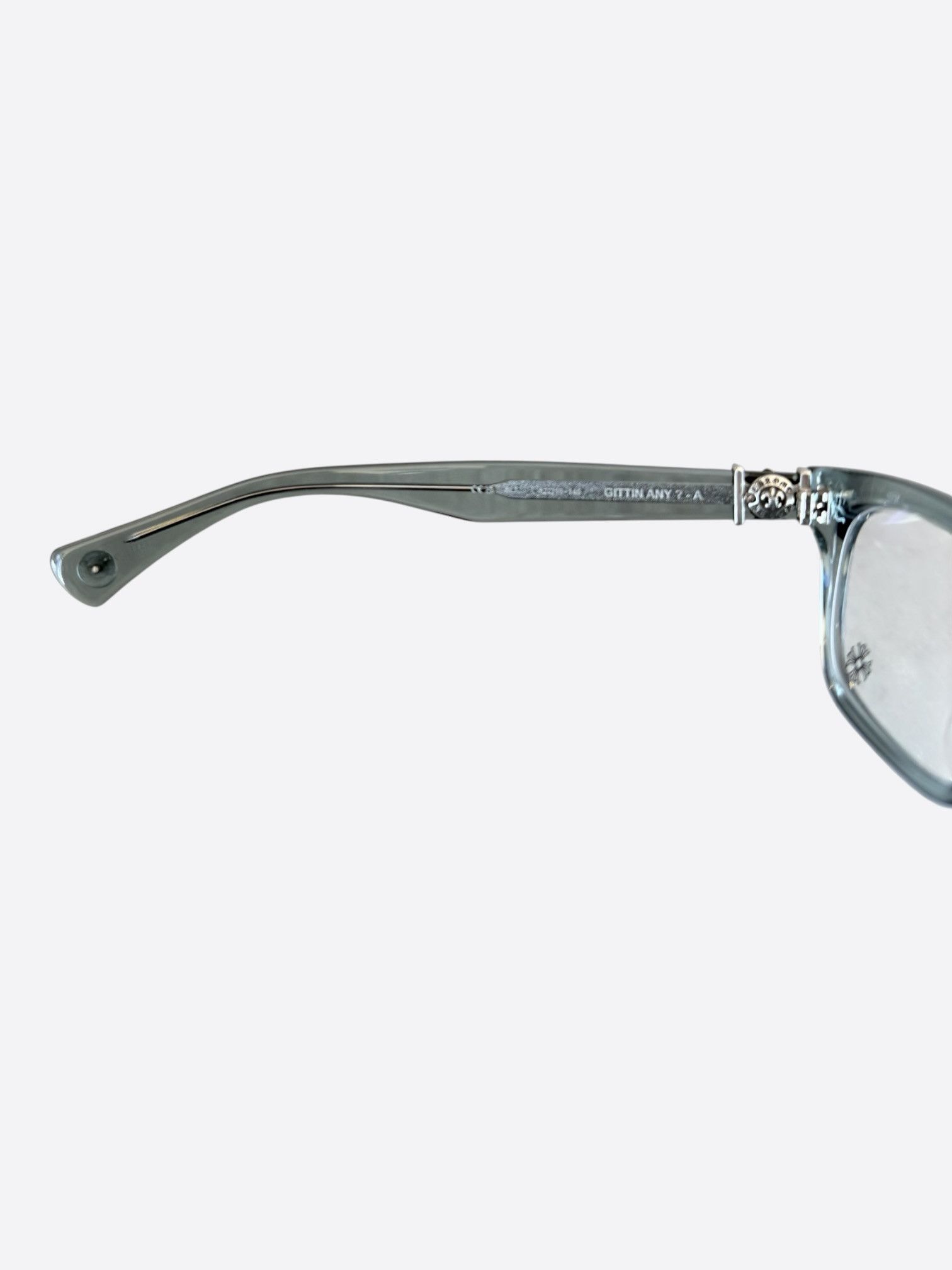Chrome Hearts Chrome Hearts Clear & Silver Gittin Any Glasses Size ONE SIZE - 4 Thumbnail